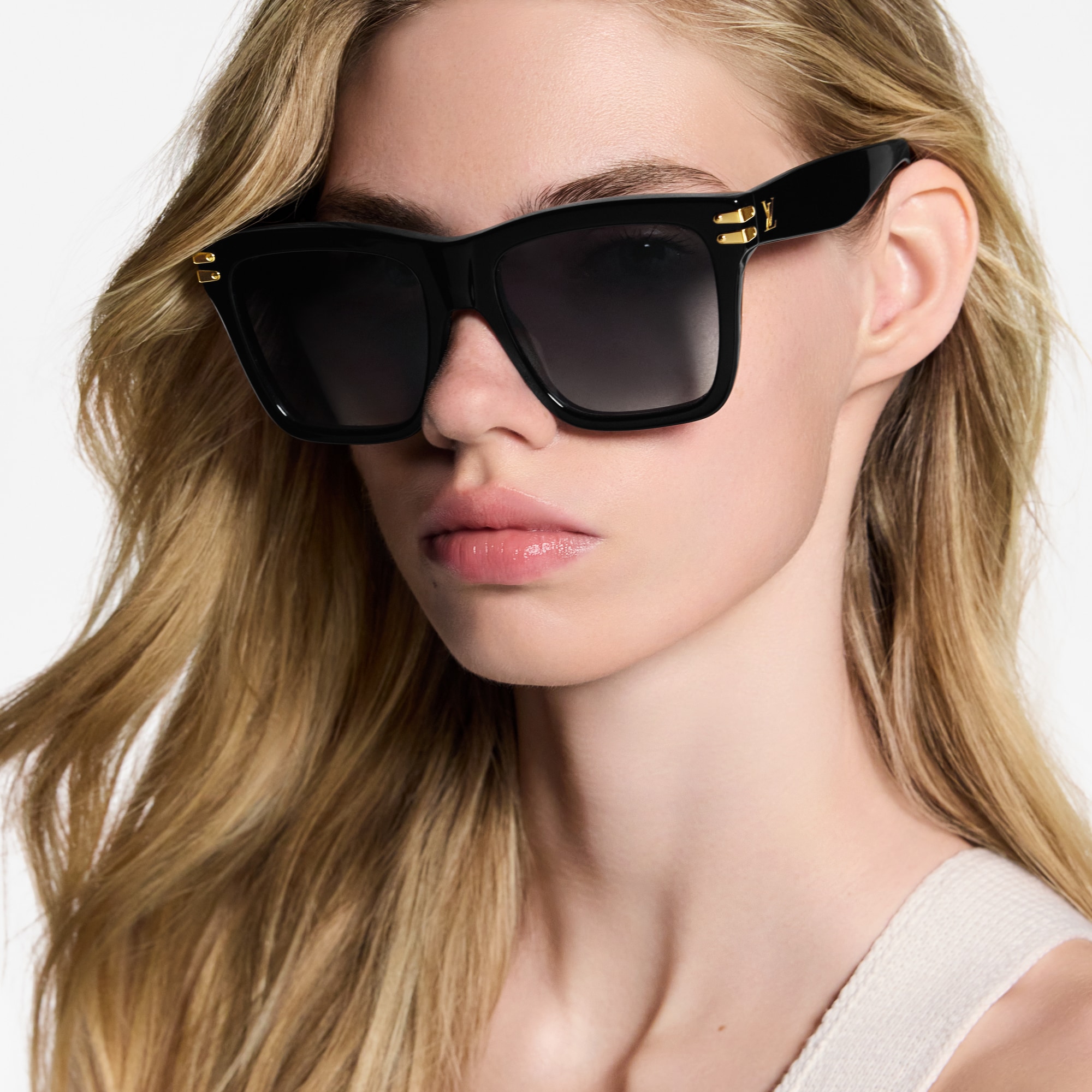 LV Midnight Square Sunglasses S00 in Wanita