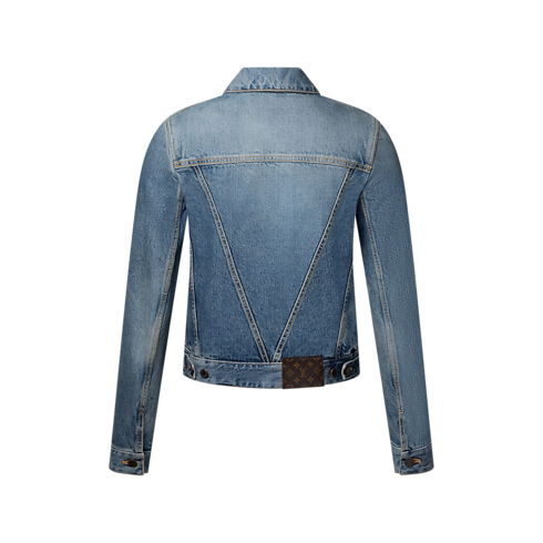 LV Patch Denim Jacket in Women's Ready-to-Wear Coats and Jackets collections by Louis Vuitton (Product zoom)