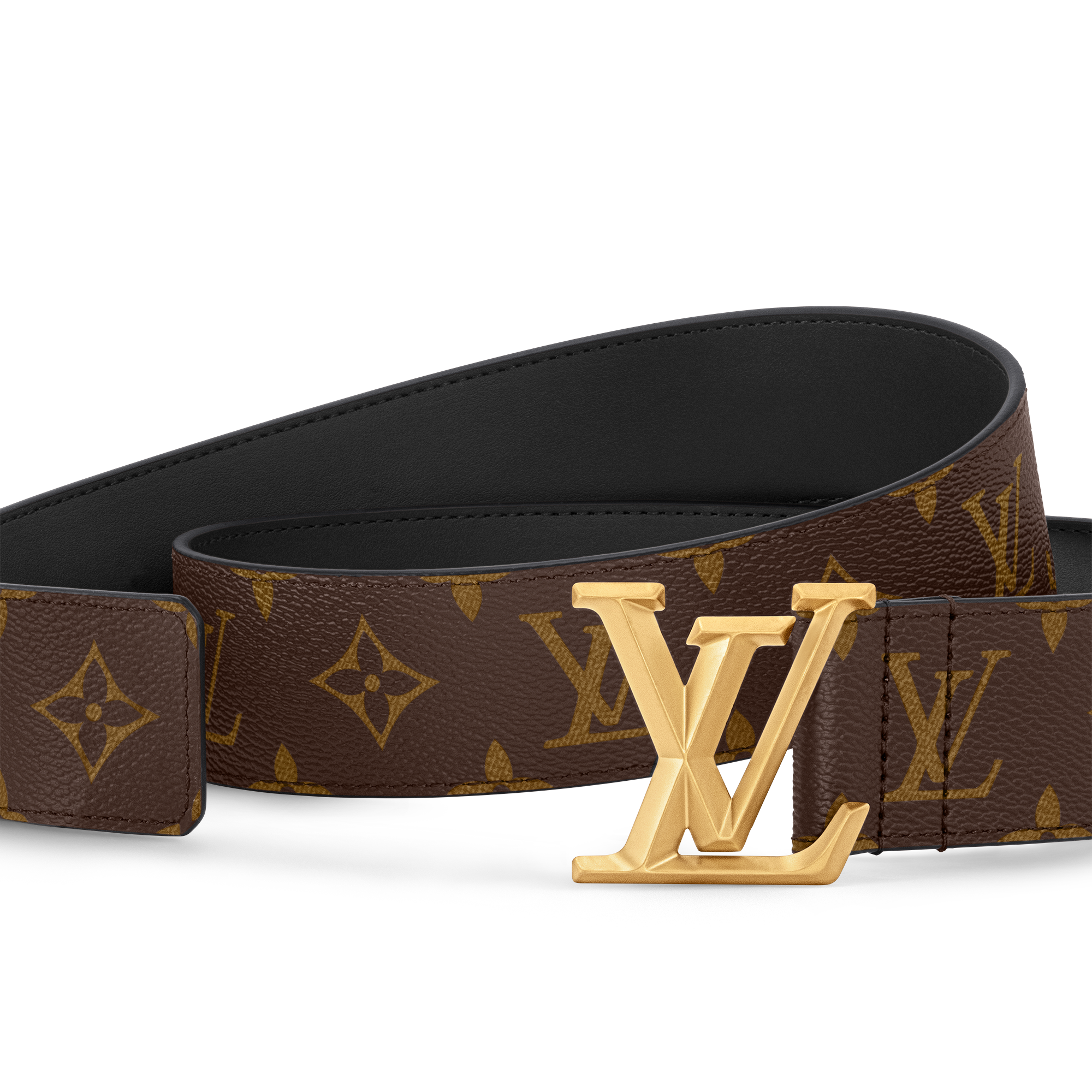 LV Pyramide 40mm Belt Monogram in Pria