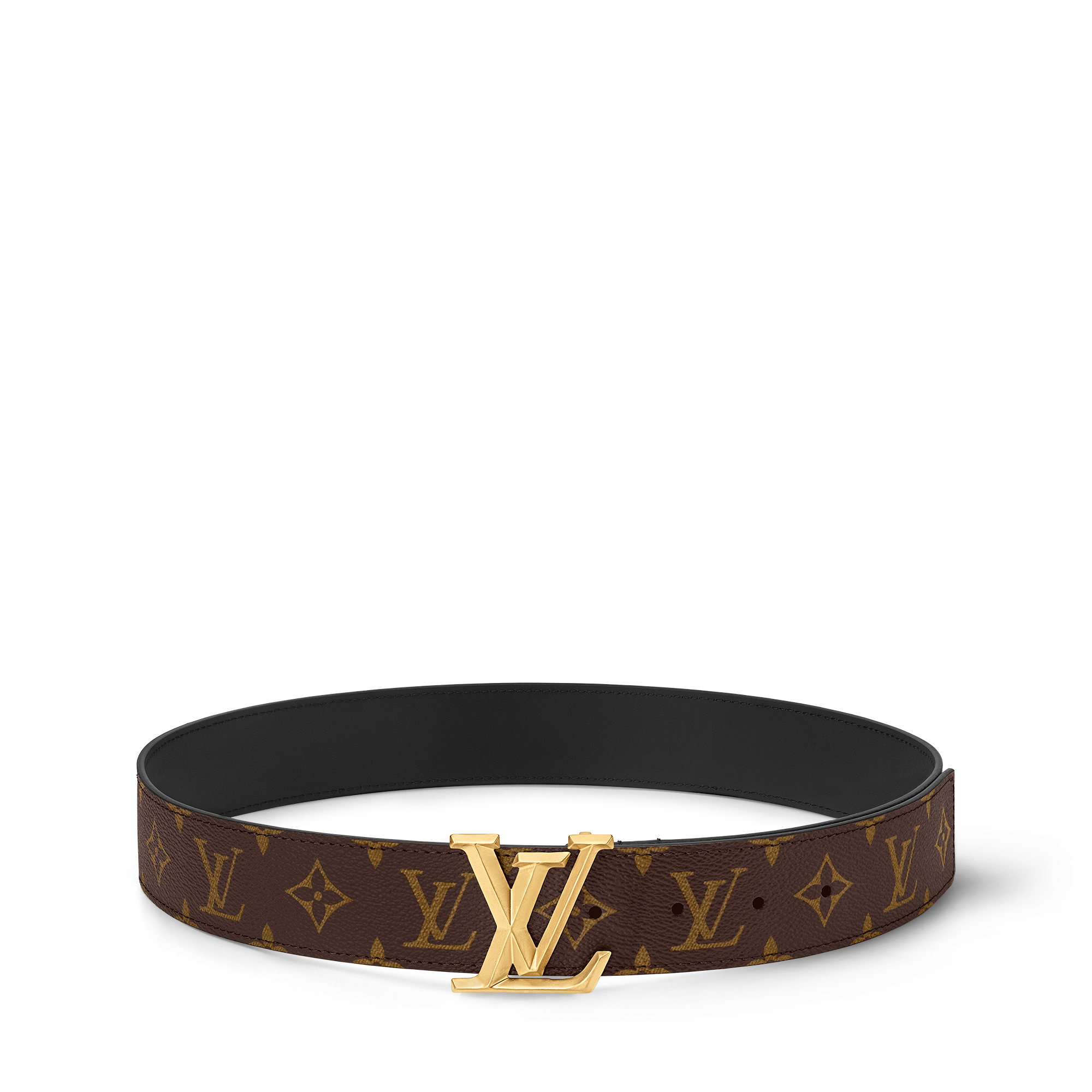 LV Pyramide 40mm Belt Monogram in Pria