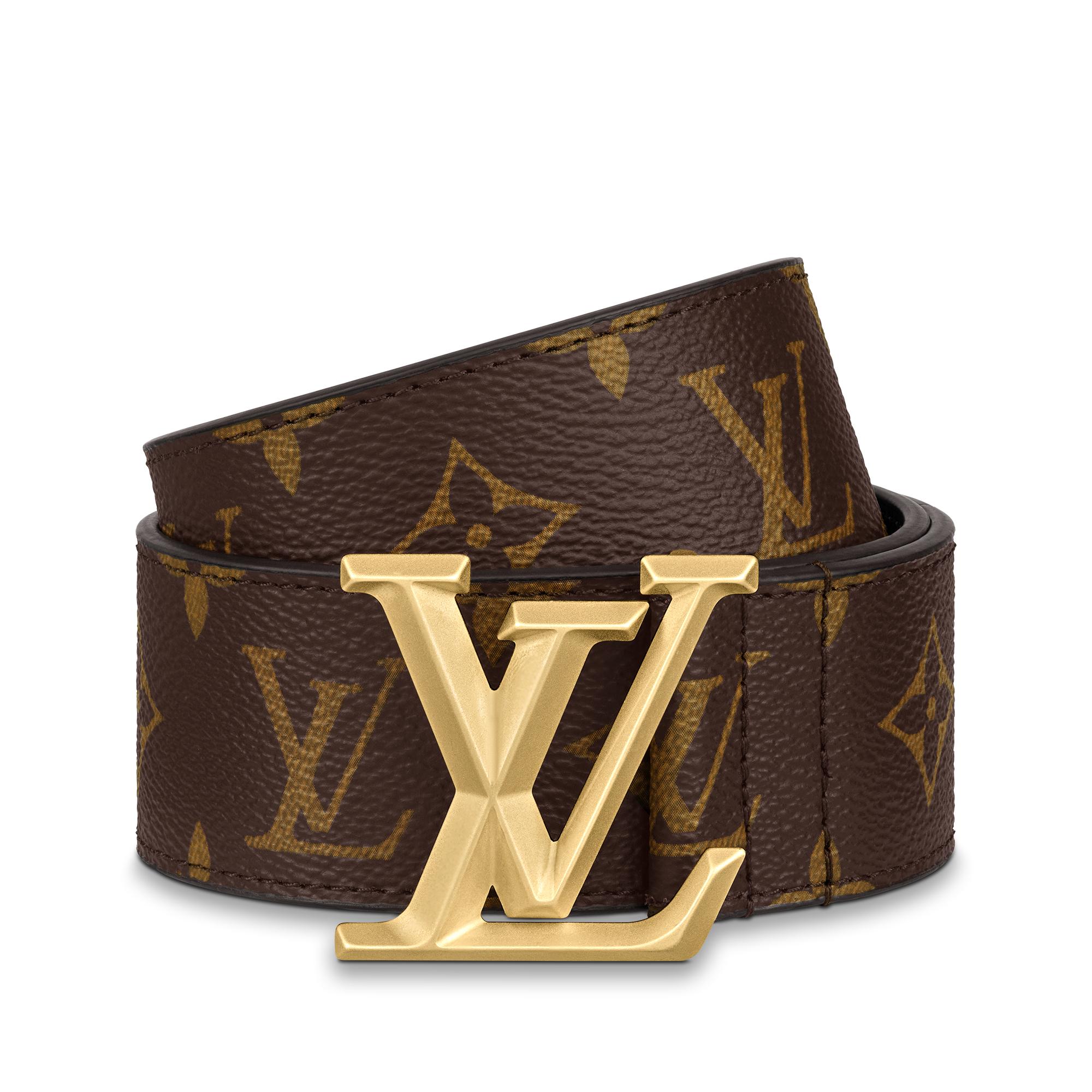 LV Pyramide 40mm Belt Monogram in Pria