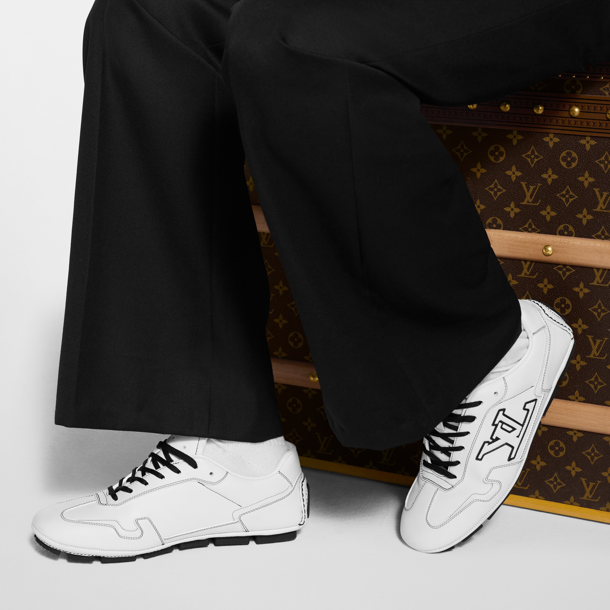 LV Rally Sneaker  in Pria