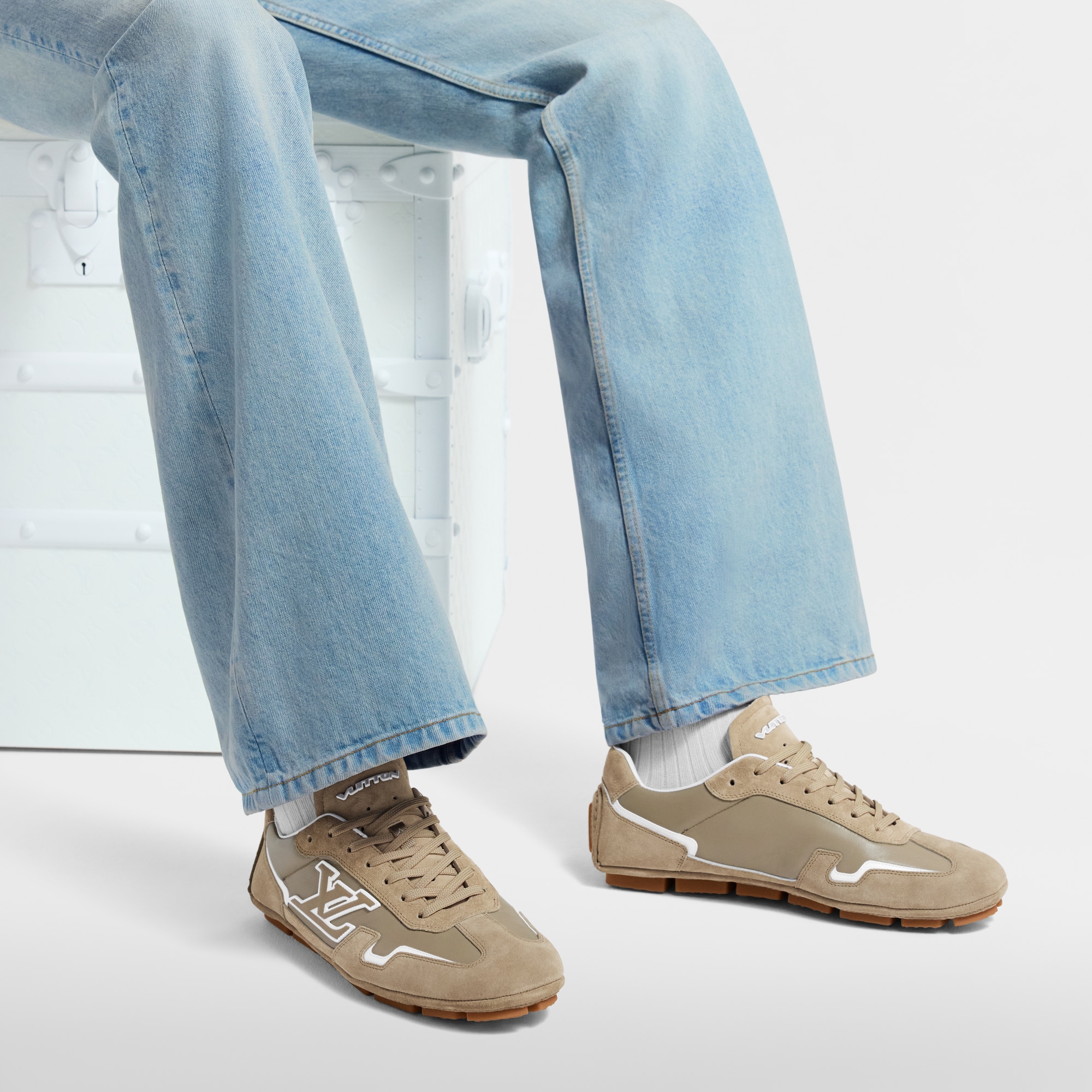 LV Rally Sneaker  in Pria