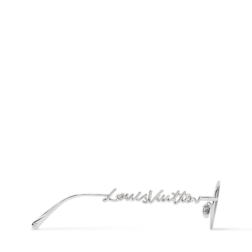 LV Script Metal Round Sunglasses S00 in Wanita's Aksesori Sunglasses collections by Louis Vuitton (Perbesar produk)