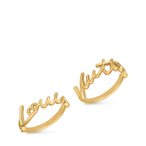 LV Script Ring Set . in Women's Fashion Jewelry Rings collections by Louis Vuitton (Product zoom)