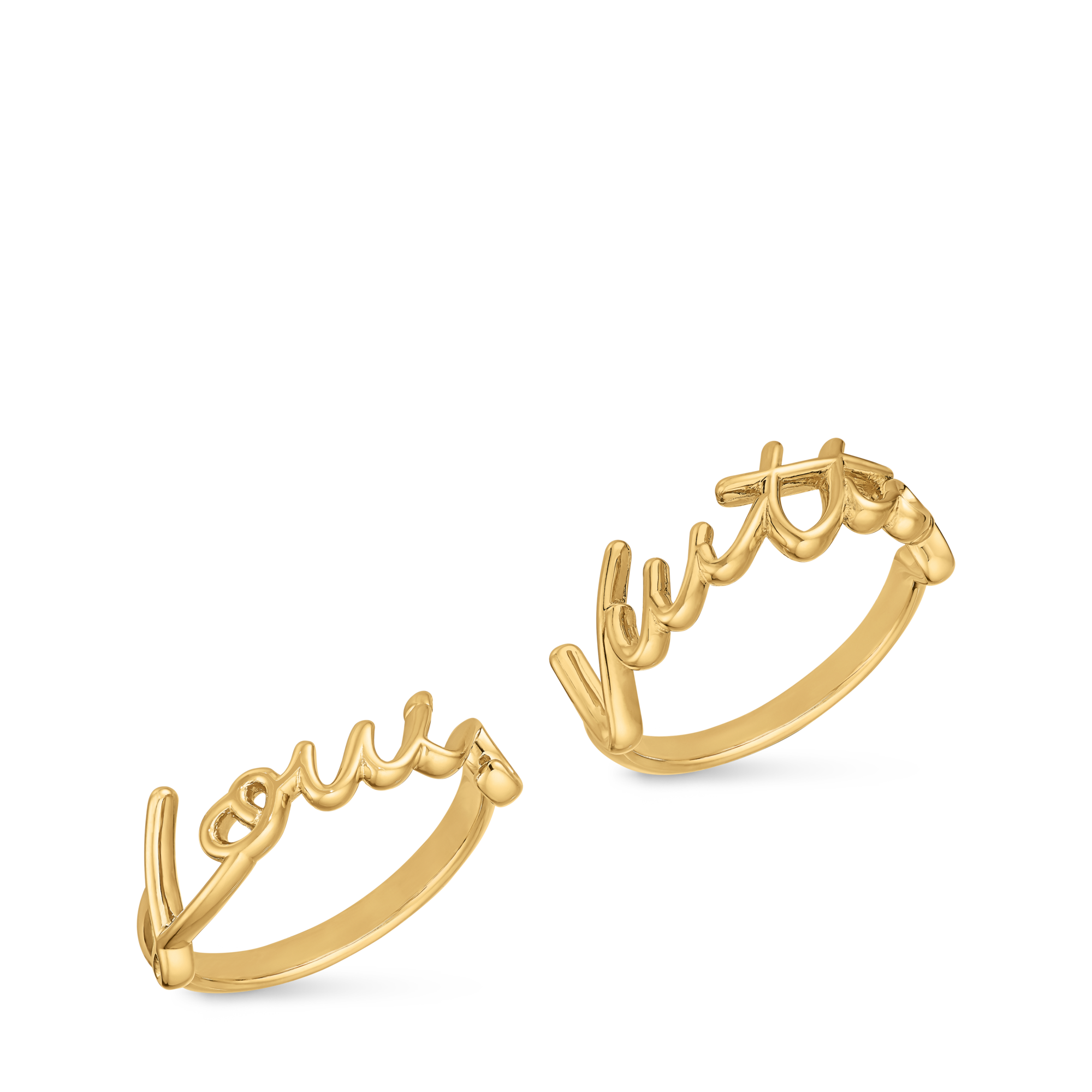 LV Script Ring Set . - Rings - M1867S | LOUIS VUITTON