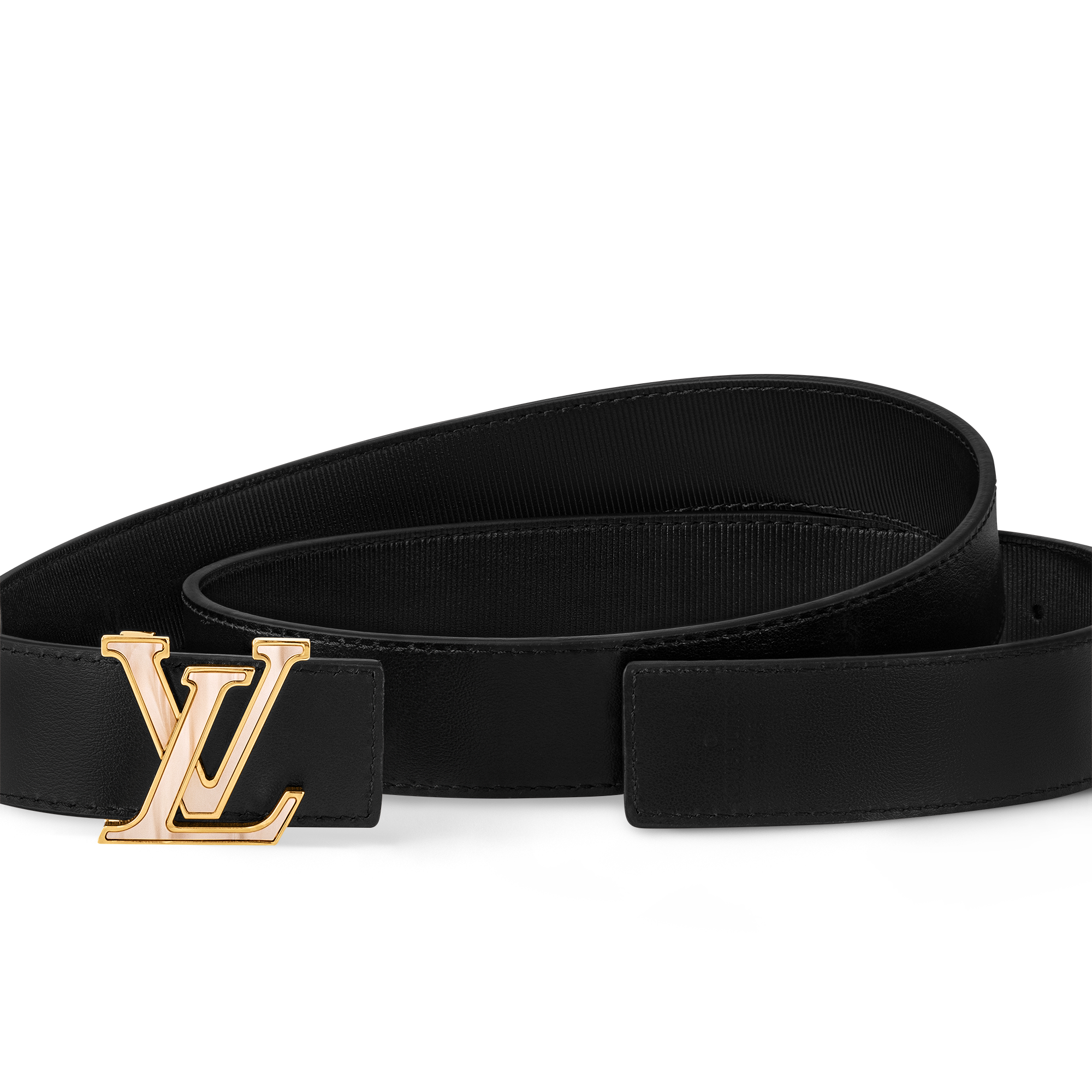 LV Seaside 30mm Reversible Belt Monogram in Wanita