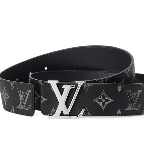 LV Shadow 40mm Reversible Belt detail view