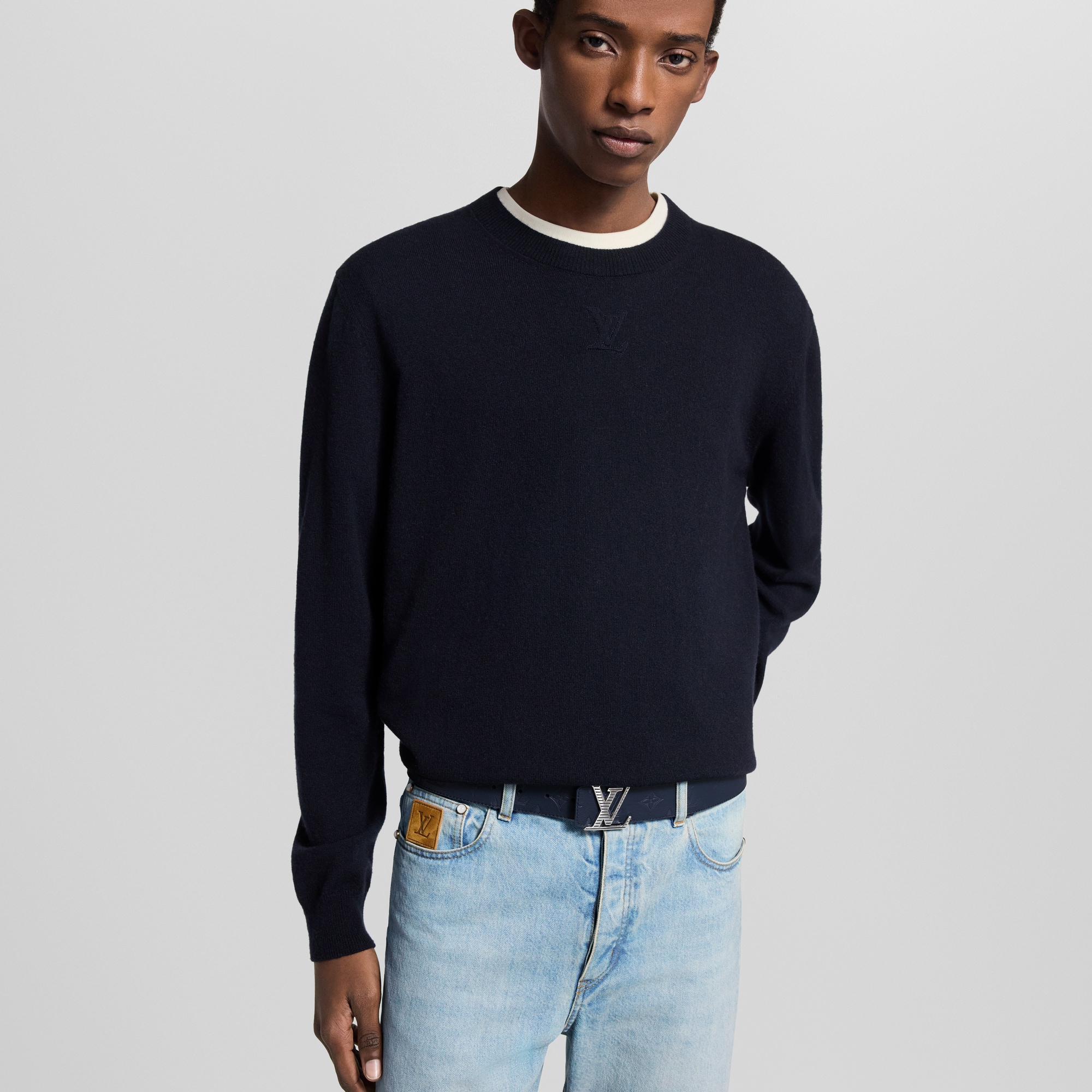 LV Shadow 40mm Reversible Belt  in Pria