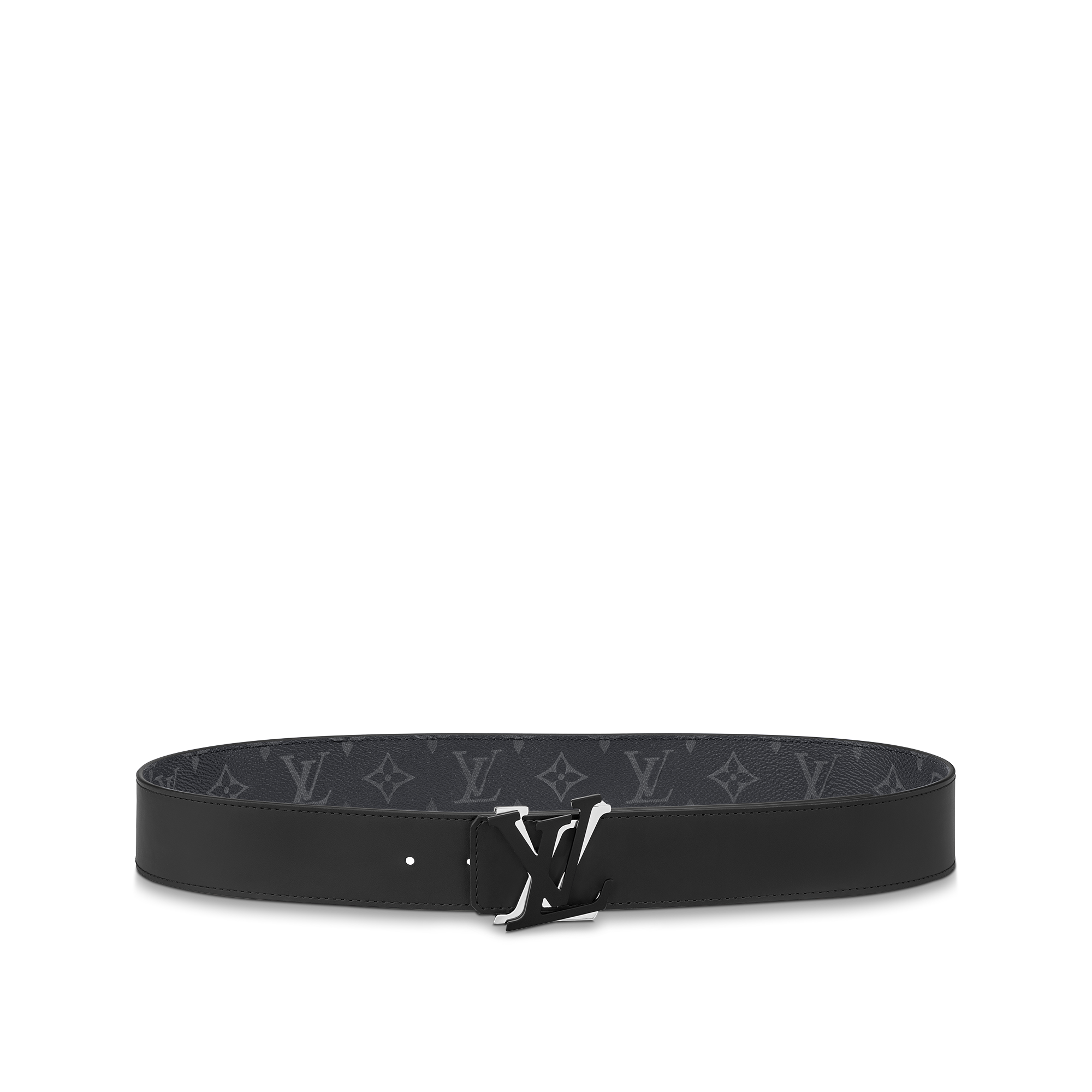 LV Shake 40MM Reversible Belt Monogram Eclipse in Pria