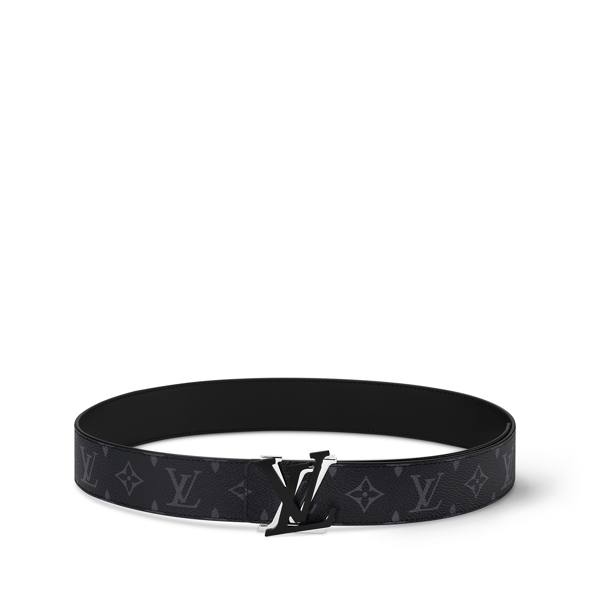 LV Shake 40MM Reversible Belt Monogram Eclipse in Pria