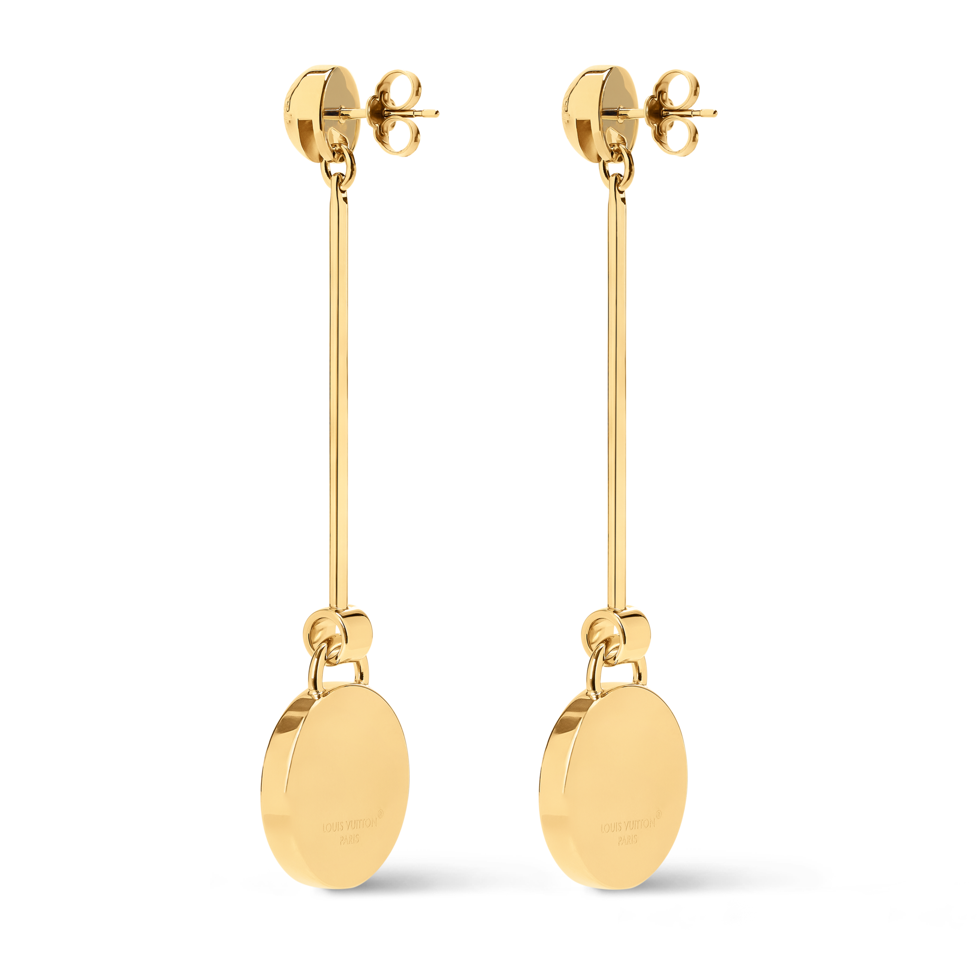 LV Signet Earrings S00 in Wanita