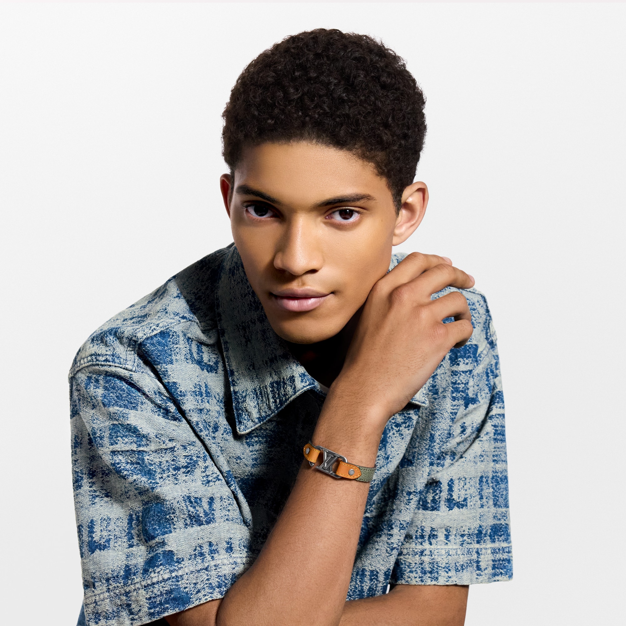 LV Slim Dimension Monogram Surplus Bracelet
  in Pria