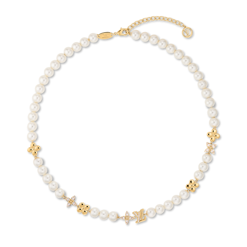 LV Sparkling Pearls Necklace S00 in Wanita's Fashion Jewelry Semua Koleksi Fashion Jewelry collections by Louis Vuitton (Perbesar produk)