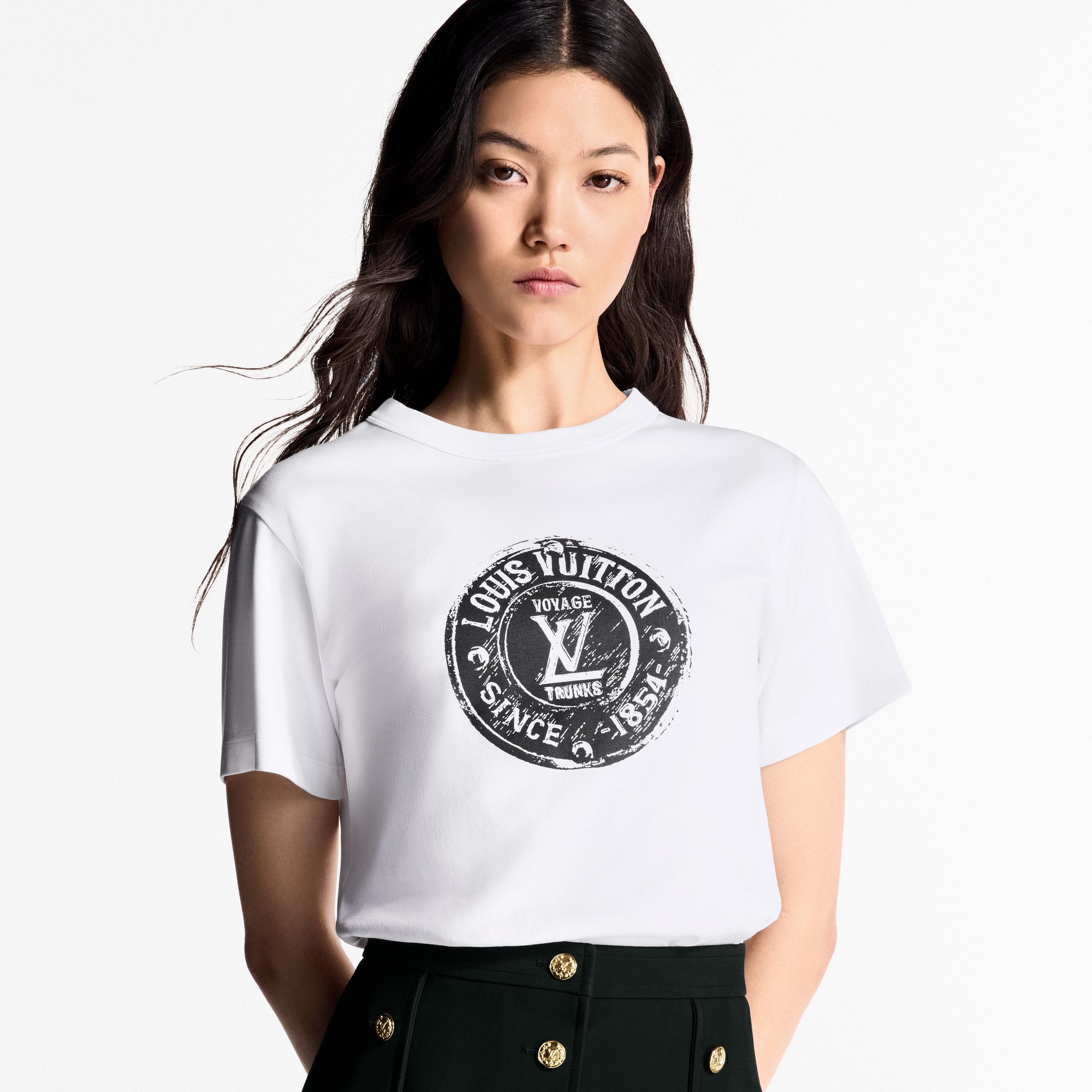 LV Stamp T-Shirt  in Women