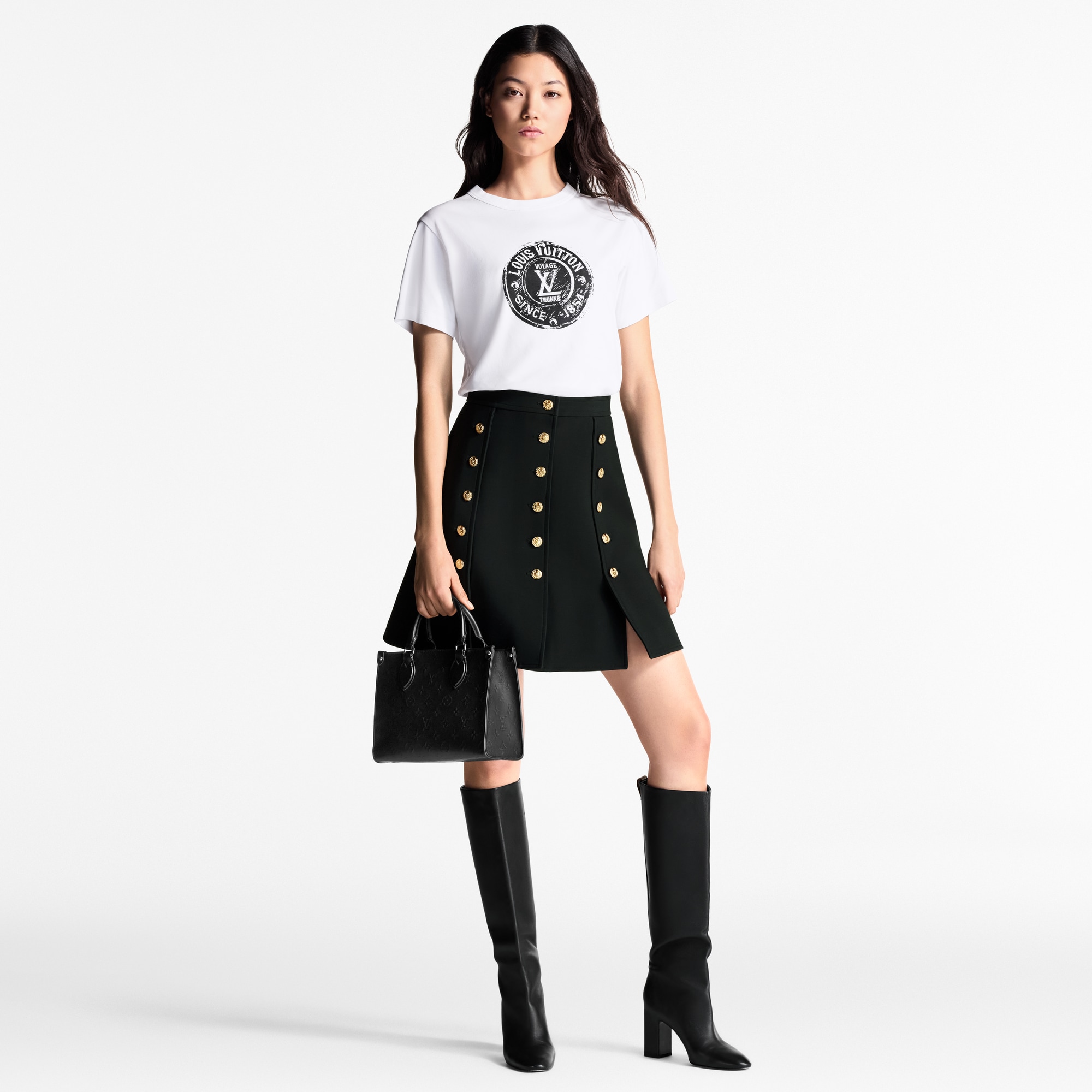 LV Stamp T-Shirt  in Women