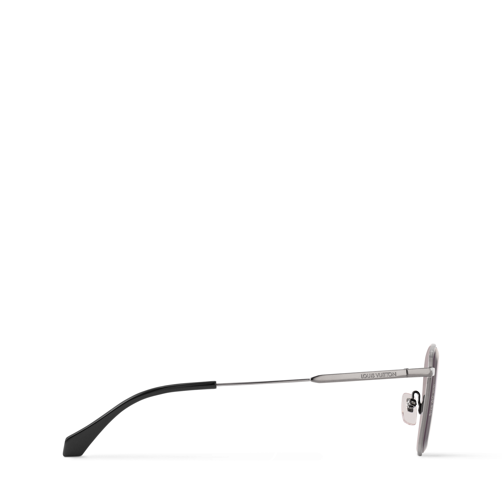 LV Super Vision Metal Square Sunglasses S00 in Pria