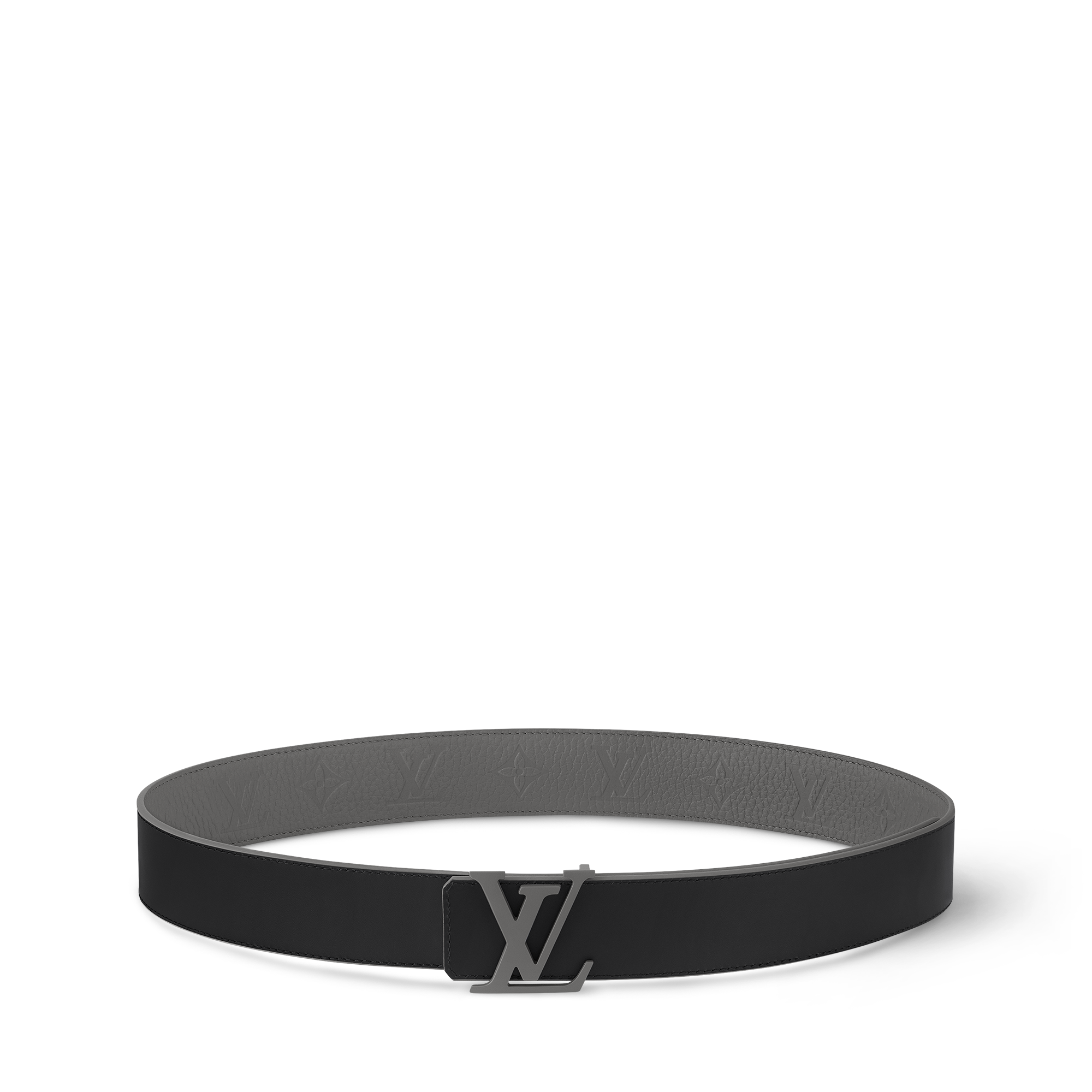 LV Taurillon 40mm Reversible Belt Taurillon in Pria