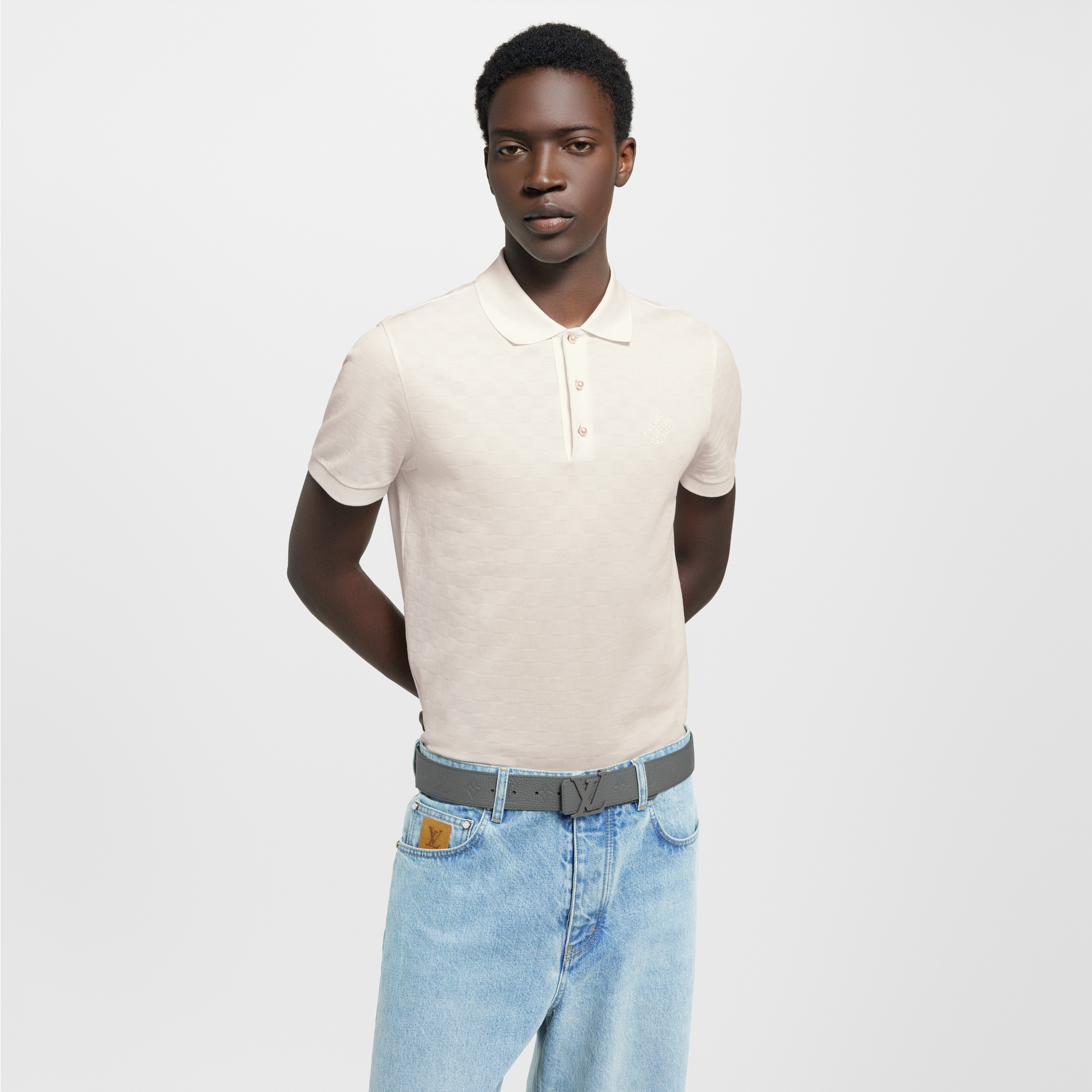 LV Taurillon 40mm Reversible Belt Taurillon in Pria