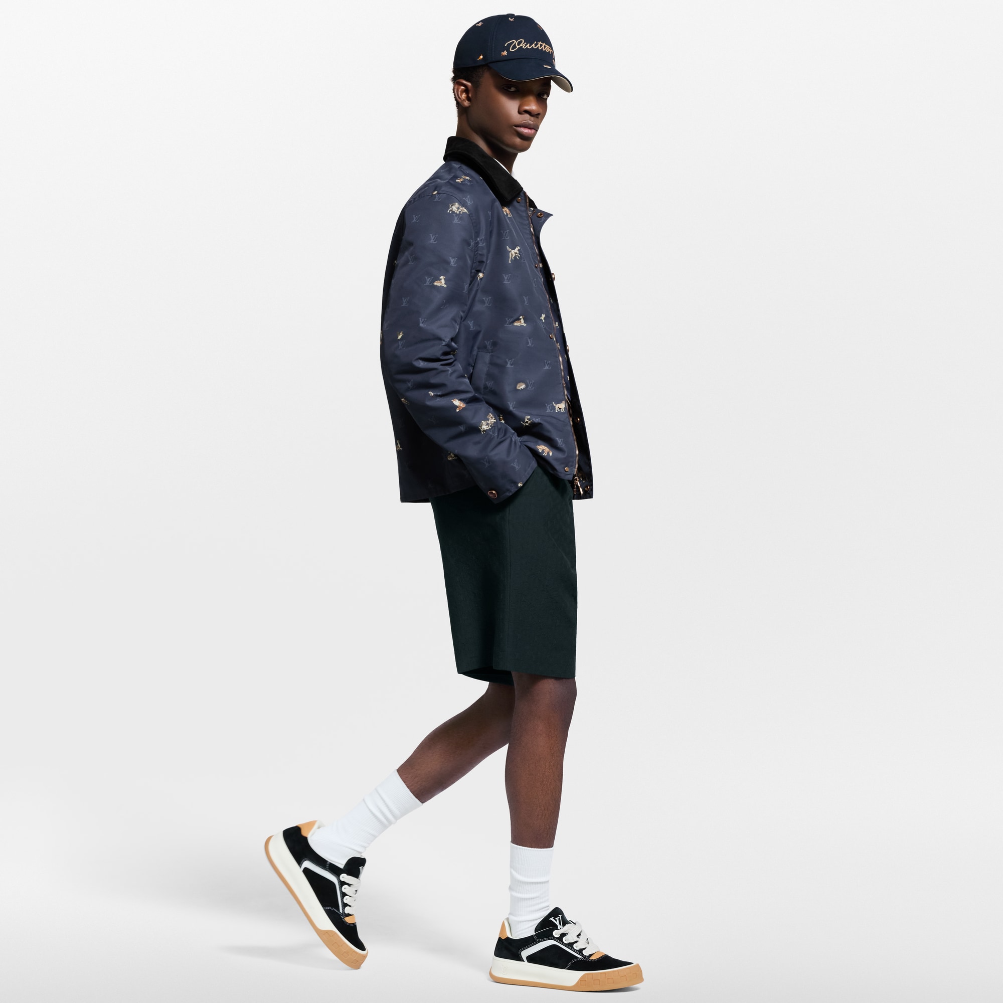 LV Tilted Sneaker  in Pria