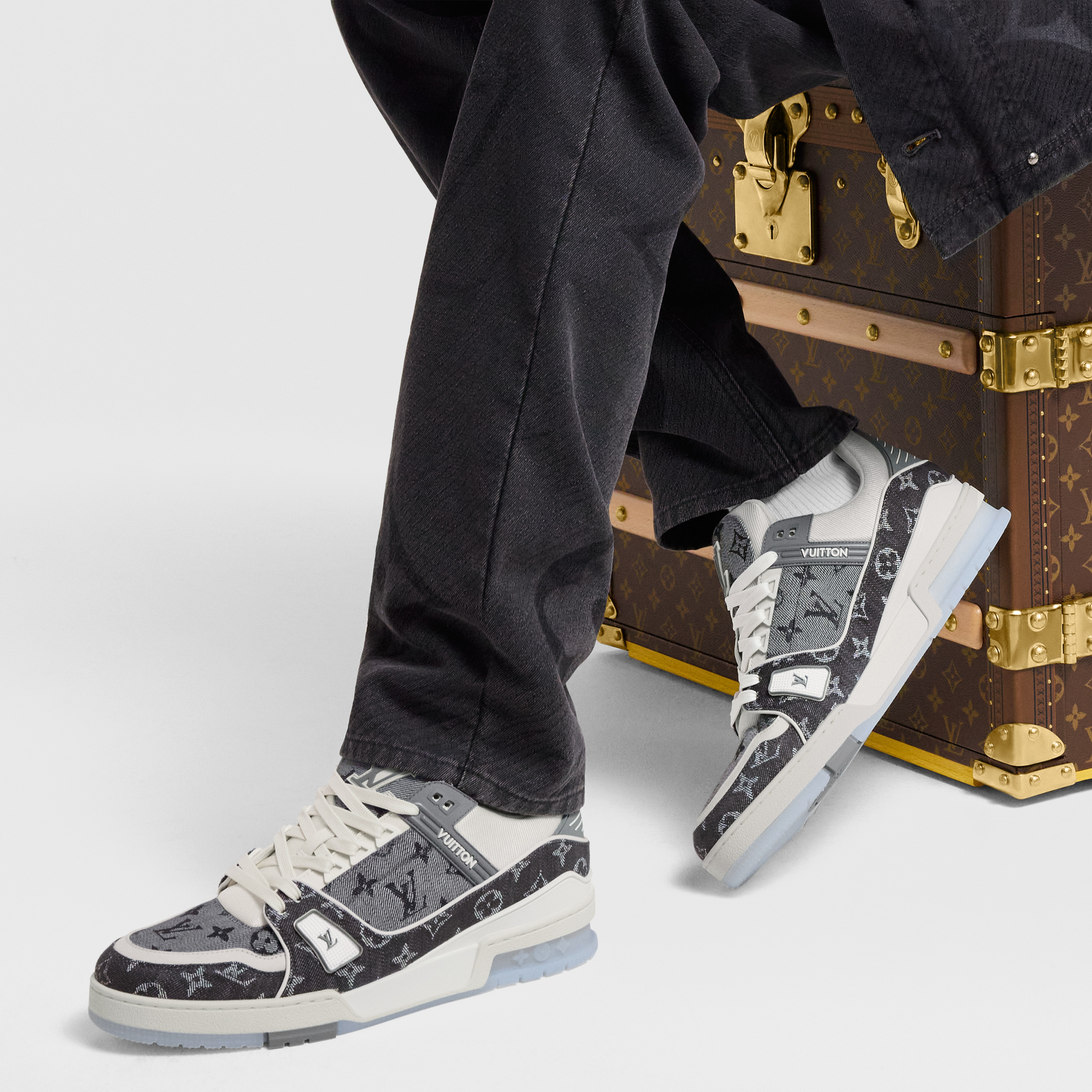 LV Trainer Sneaker  in Pria