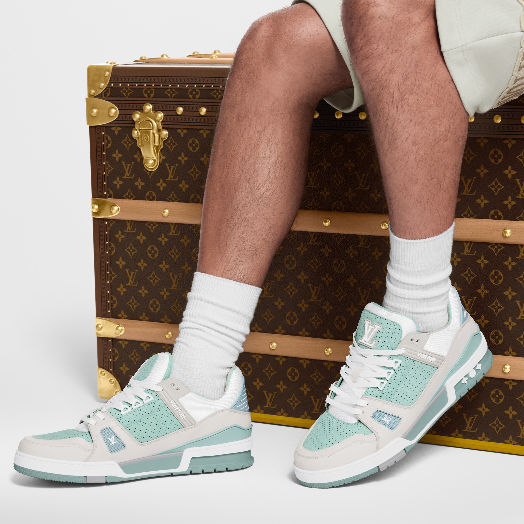 LV Trainer Sneaker  in Pria