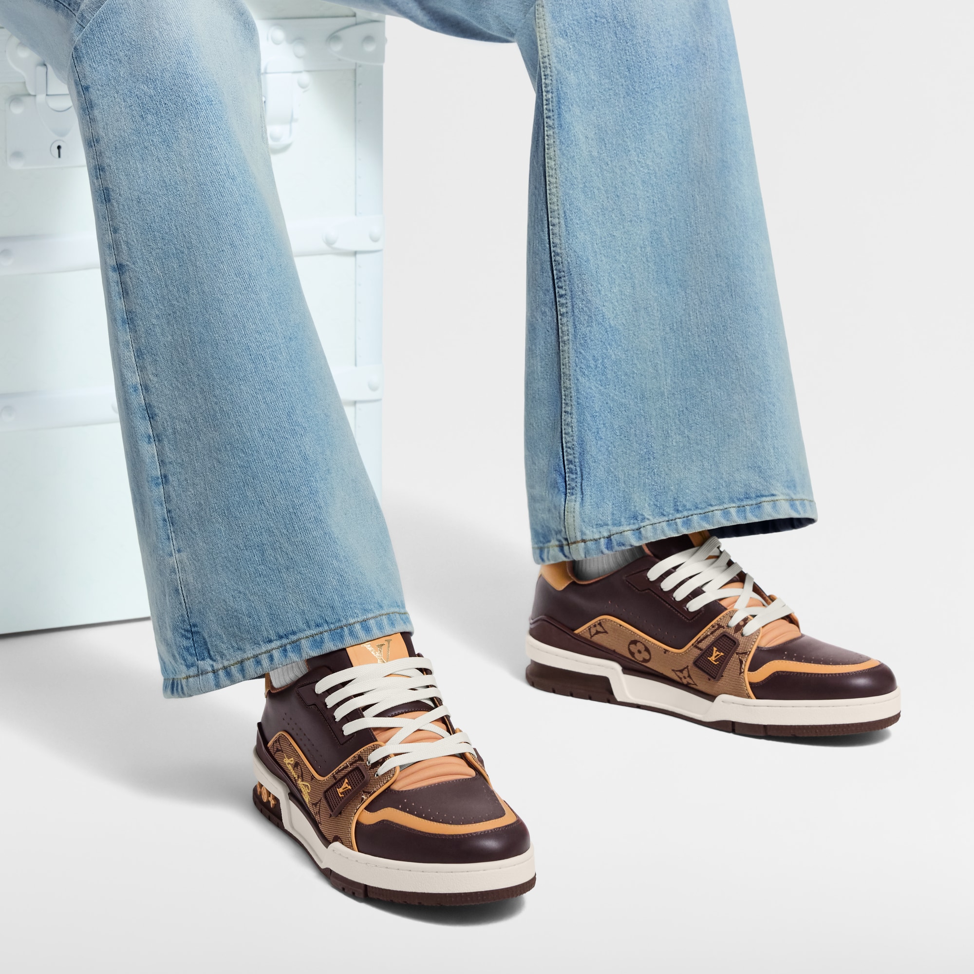 LV Trainer Sneaker  in Pria