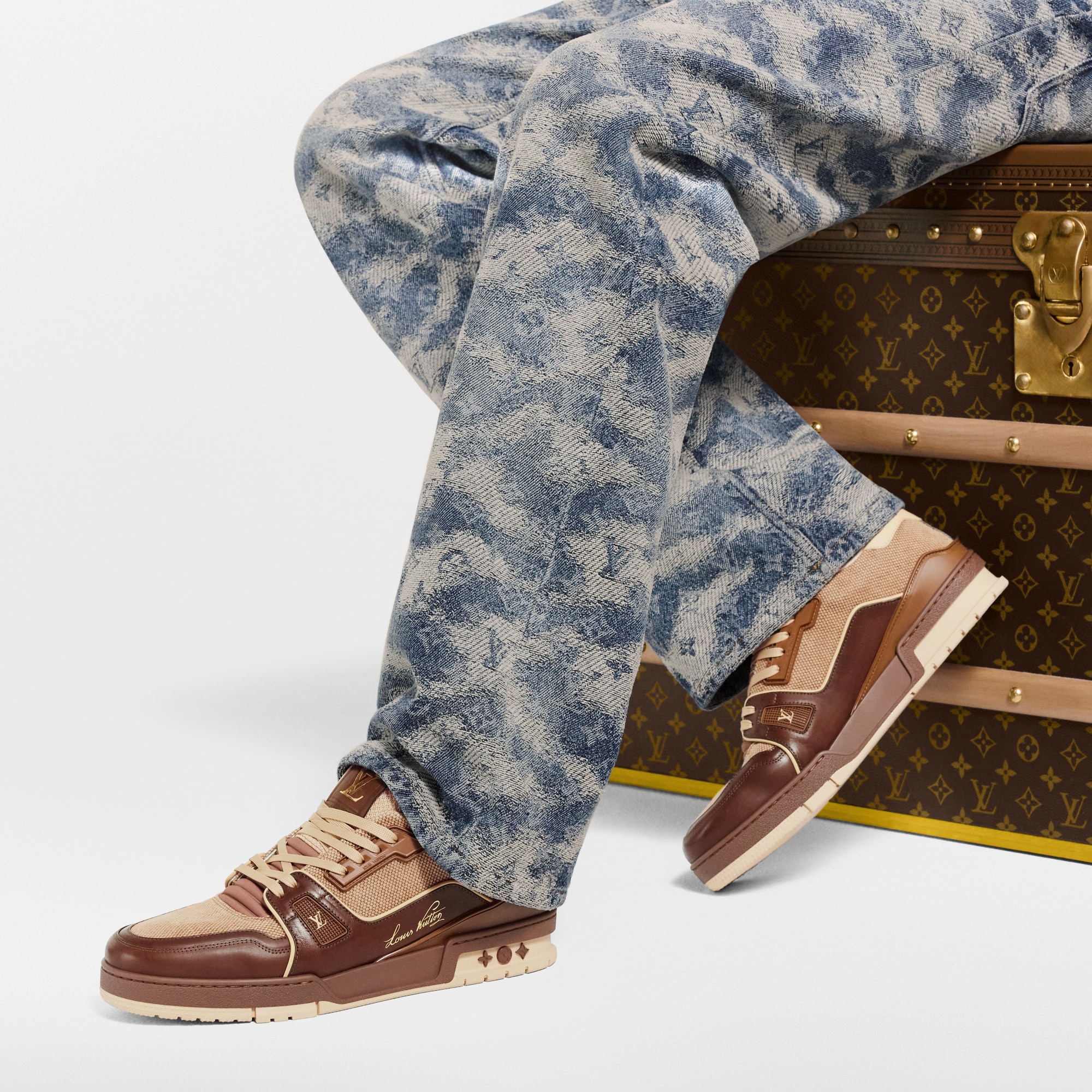 LV Trainer Sneaker  in Pria