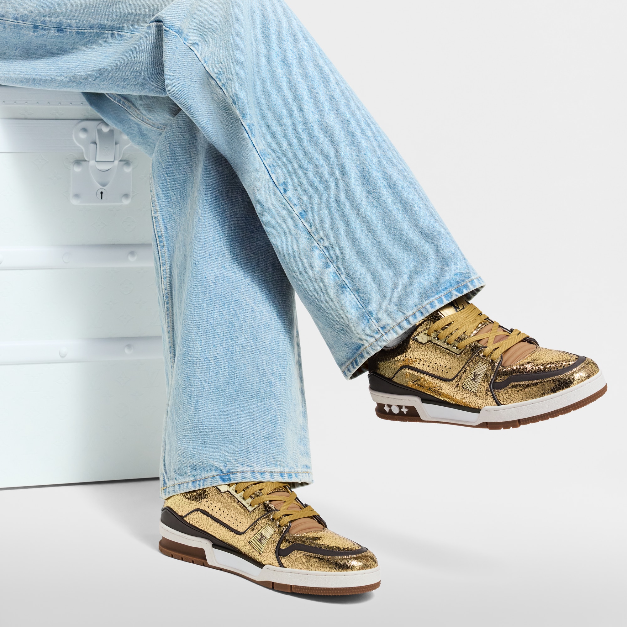 LV Trainer Sneaker  in Pria