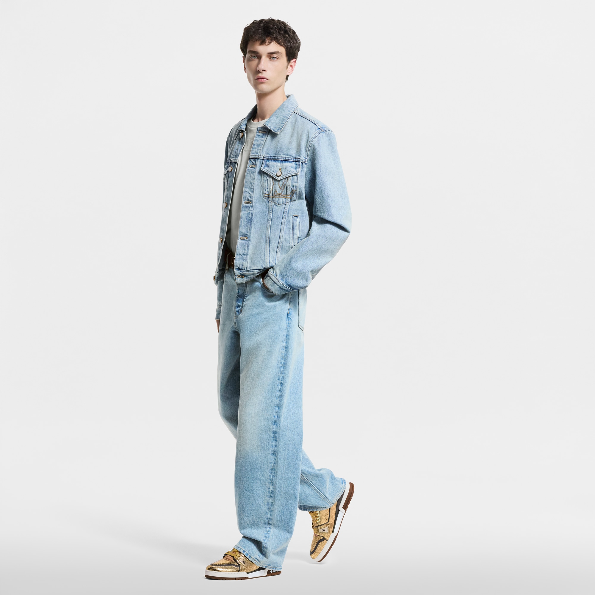 LV Trainer Sneaker  in Pria