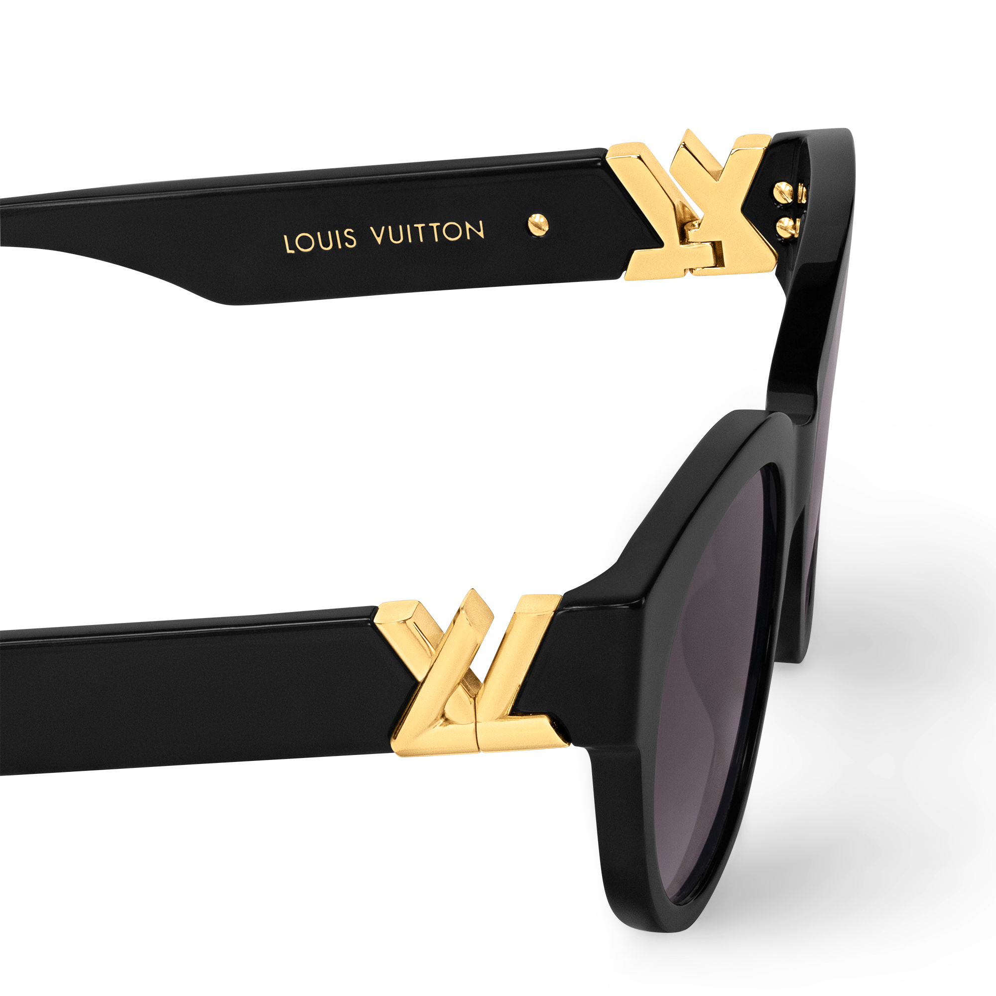 LV Twist Round Sunglasses S00 in Wanita