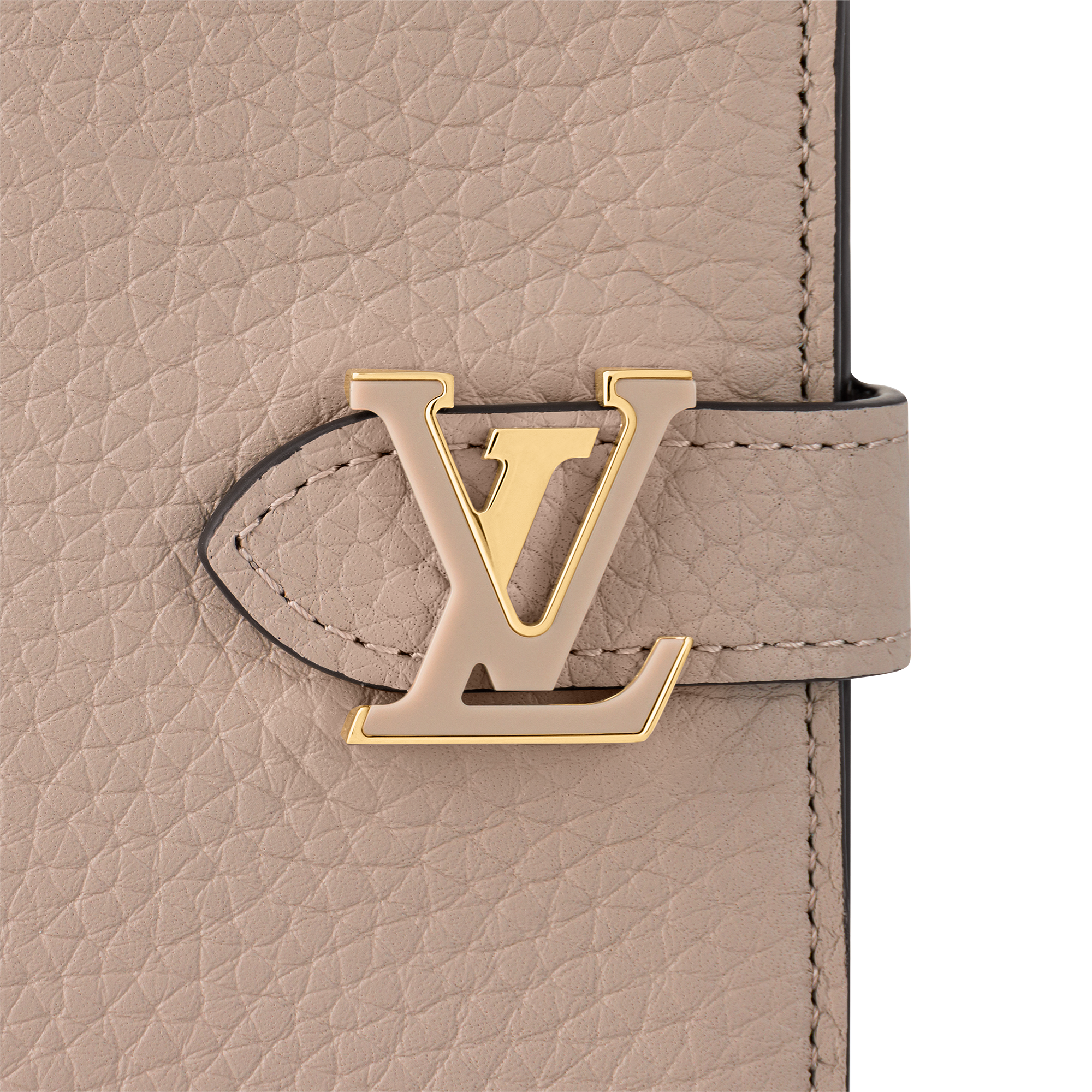 LV Vertical Compact Wallet Capucines in Wanita