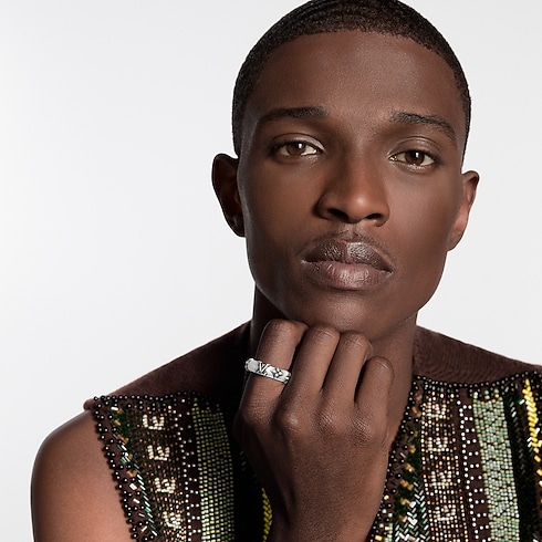 LV Whisper Ring S00 in Pria's Fashion Jewelry Cincin collections by Louis Vuitton (Perbesar produk)