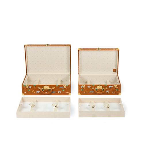 LV x Darjeeling Limited Pyramide Alzer President Other Leathers in Trunks, Travel and Home's Trunks and Boxes Trunks collections by Louis Vuitton (Perbesar produk)