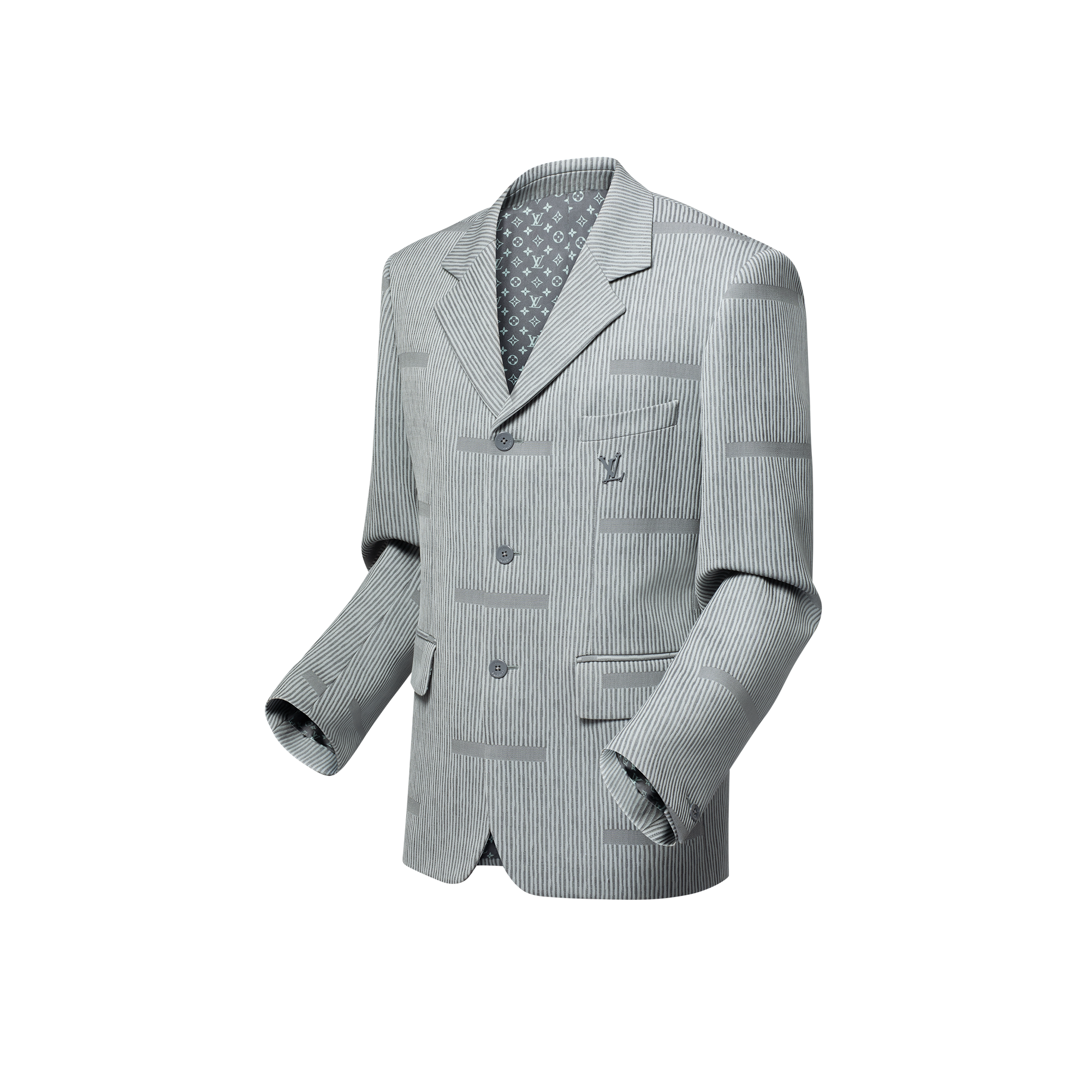 LV x Park Seo-Bo Tailored Wool Single-Breasted Jacket  in Men