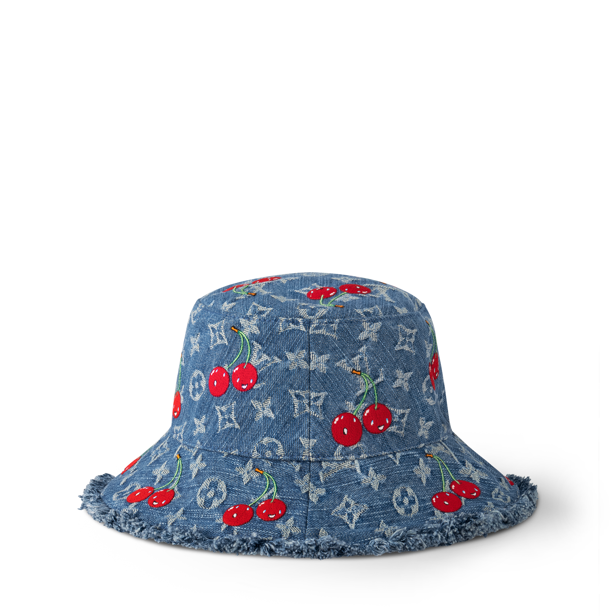 LV x TM Denim Cerise Bucket Hat S00 in Wanita