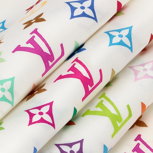 LV x TM Monogram Multicolor Lavaliere S00 in Wanita's Aksesori Silk Squares and Bandeaus collections by Louis Vuitton (Perbesar produk)