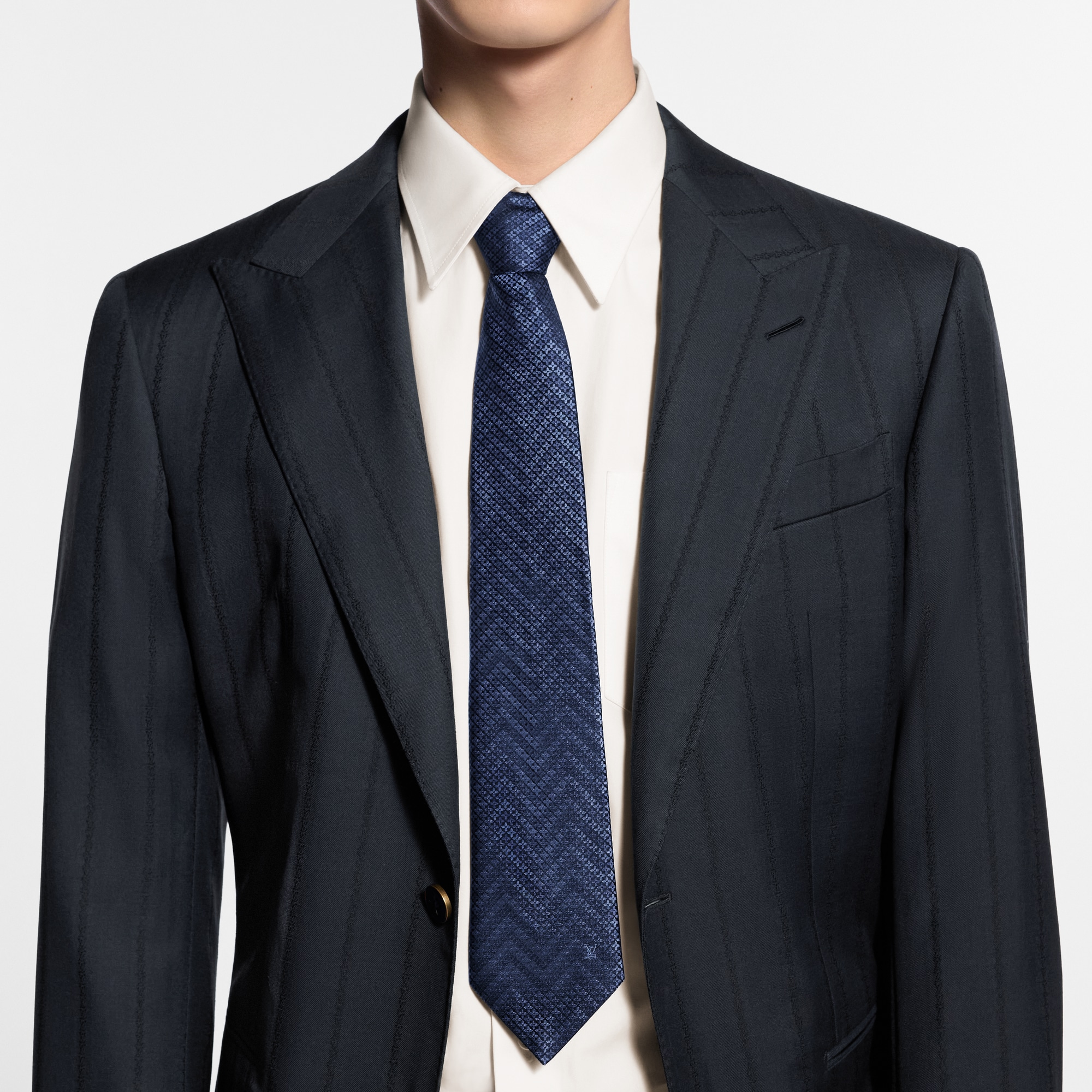 LV Zigzag Tie S00 in Pria