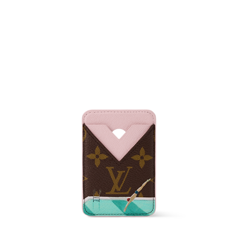 Magnetic Card Holder Other Monogram Canvas in Wanita's Dompet dan Aksesori Kulit Tempat Kartu dan Gantungan Kunci collections by Louis Vuitton (Perbesar produk)