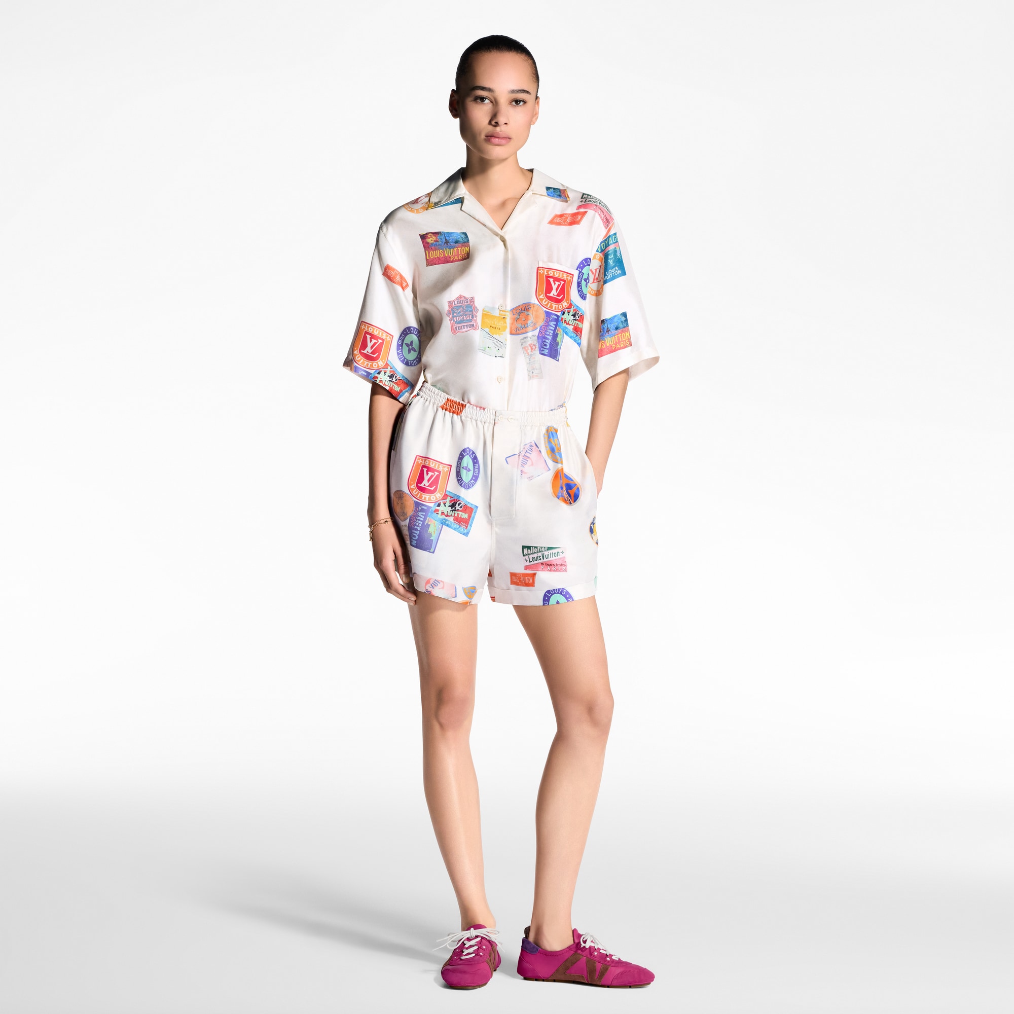 Mahina Patch Boxer Shorts  in Wanita