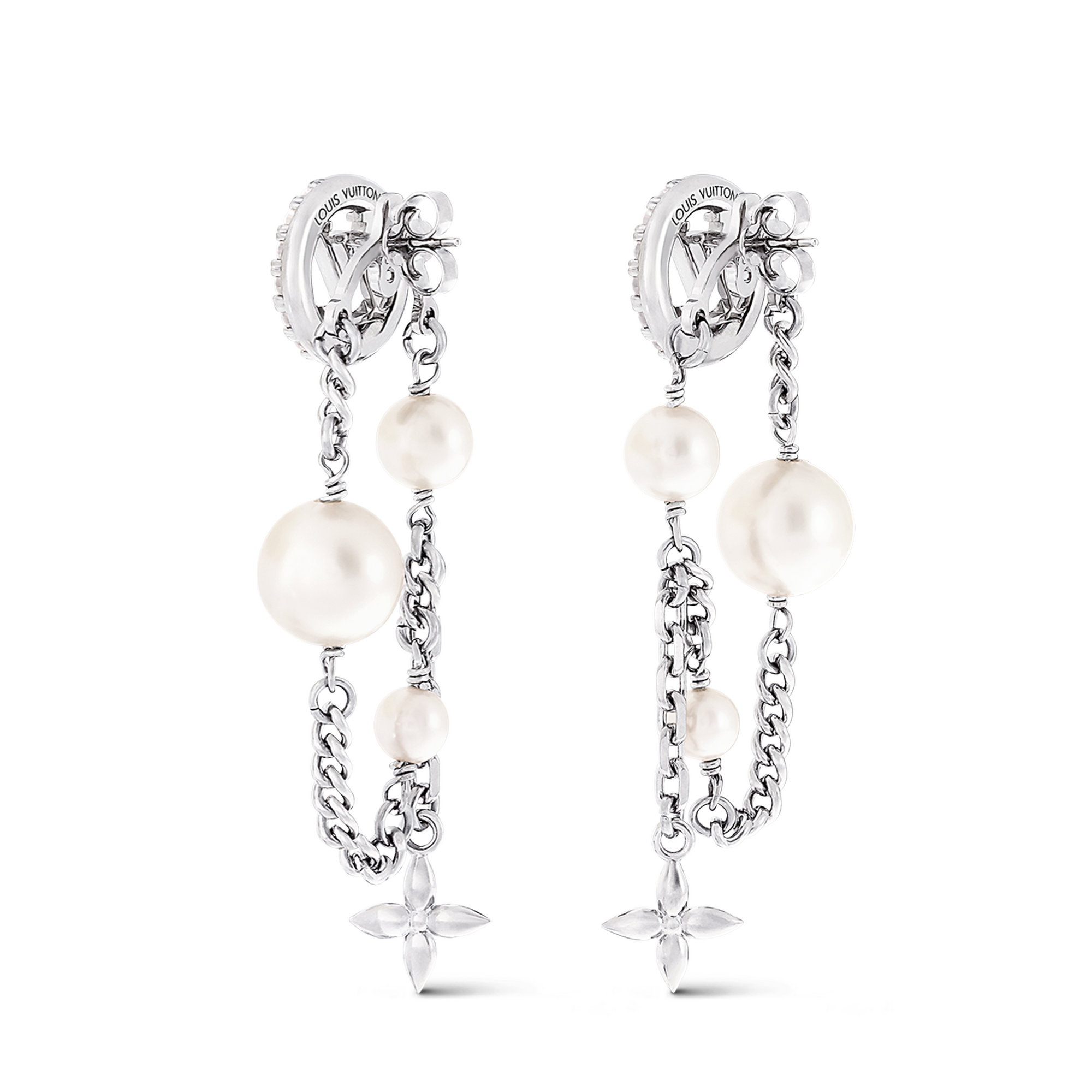 Midnight Pearl Earrings S00 in Wanita