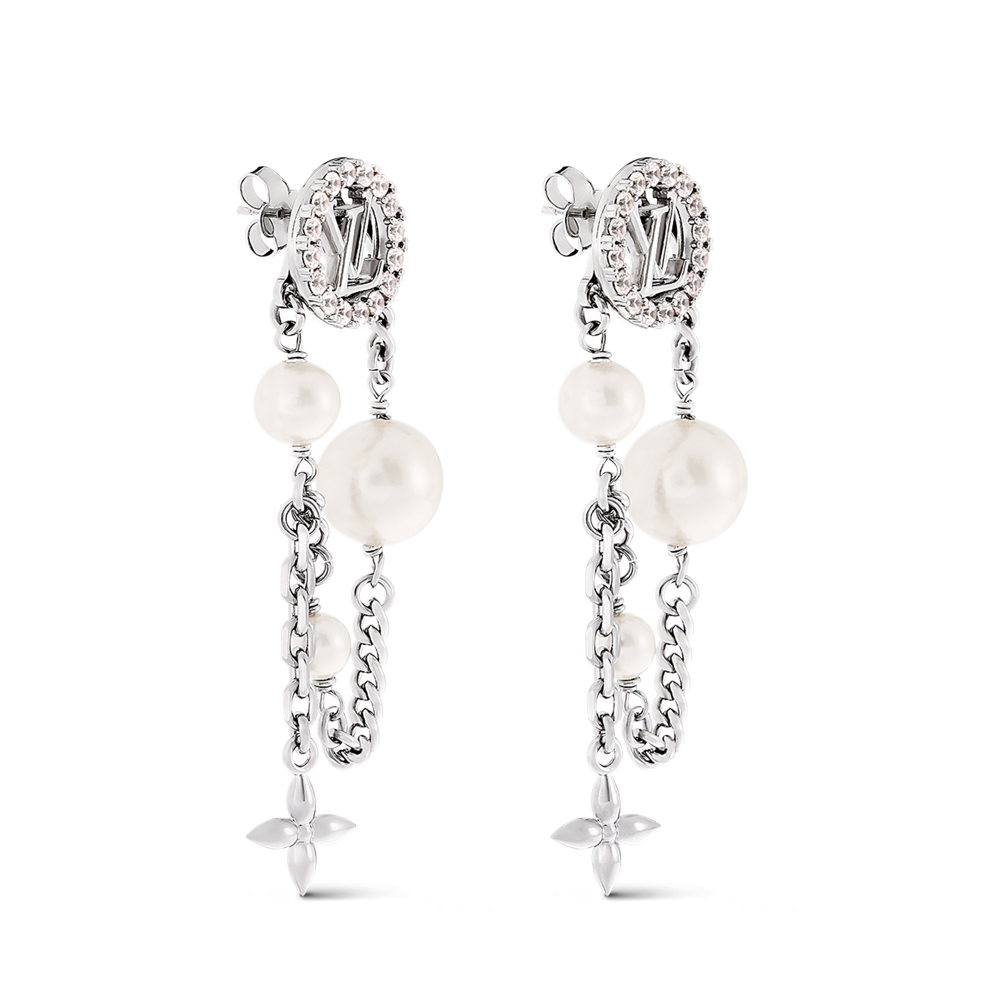 Midnight Pearl Earrings S00 in Wanita