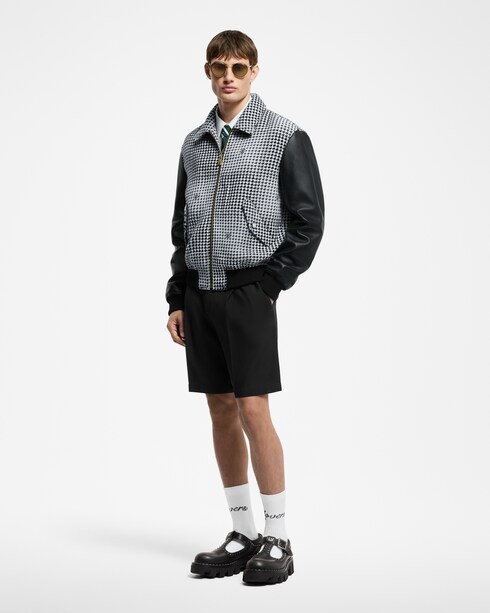 Mixed Leather And Wool Blouson in Pria's Pakaian Outerwear dan Mantel collections by Louis Vuitton