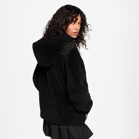 Monogram Accent Fleece Jacket in Wanita's Pakaian Mantel dan Jaket collections by Louis Vuitton (Perbesar produk)