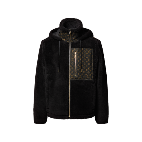 Monogram Accent Fleece Jacket in Wanita's Pakaian Mantel dan Jaket collections by Louis Vuitton (Perbesar produk)