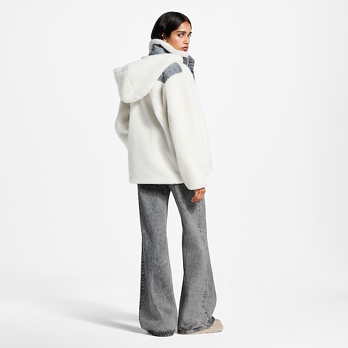 Monogram Accent Fleece Jacket in Wanita's Pakaian Mantel dan Jaket collections by Louis Vuitton (Perbesar produk)