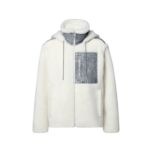 Monogram Accent Fleece Jacket in Wanita's Pakaian Mantel dan Jaket collections by Louis Vuitton (Perbesar produk)