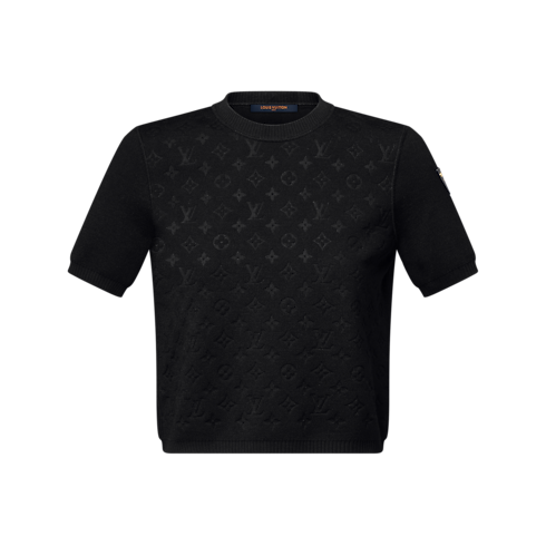 Monogram Accent Knit Top in Wanita's Pakaian Atasan collections by Louis Vuitton (Perbesar produk)