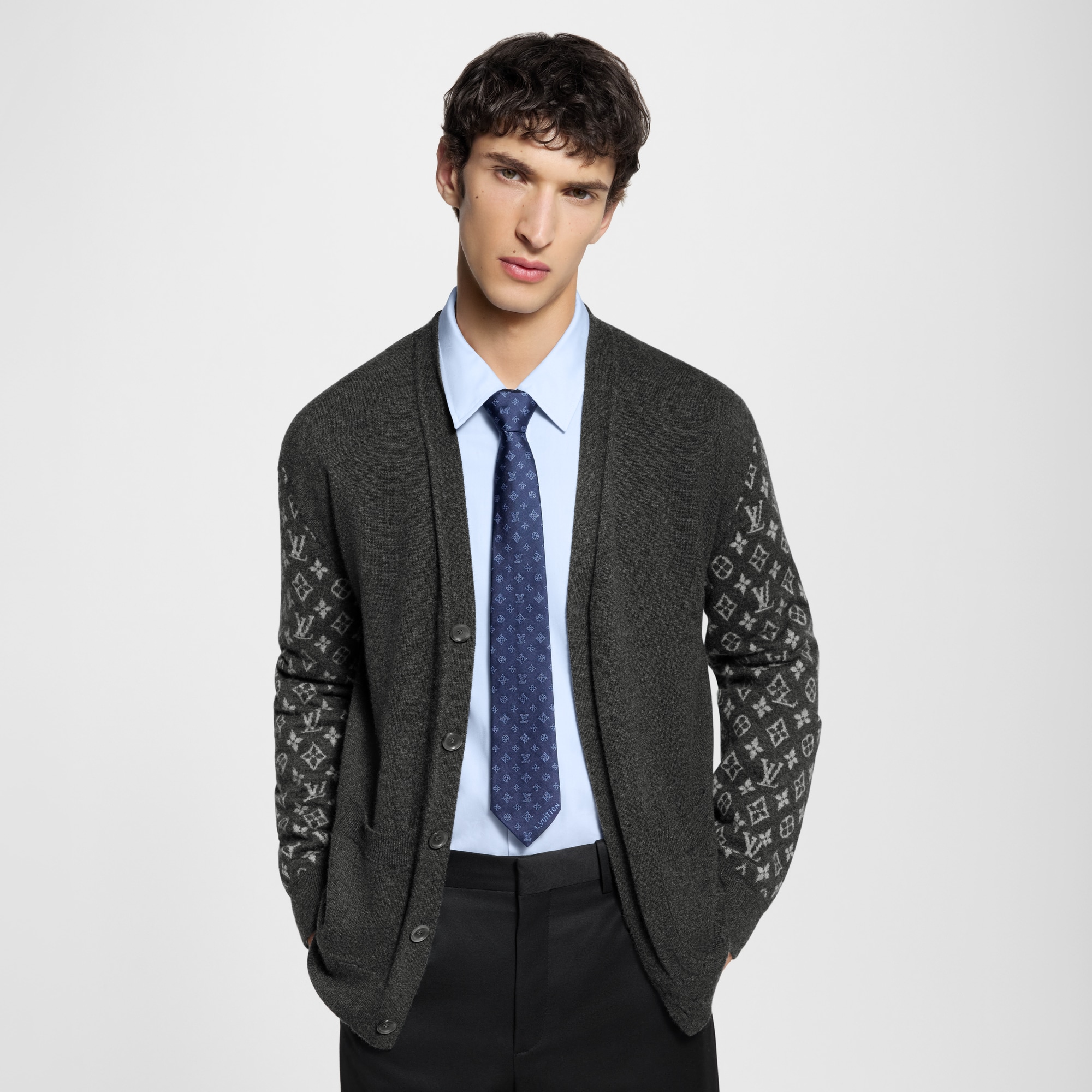 Monogram Blast Tie S00 in Pria