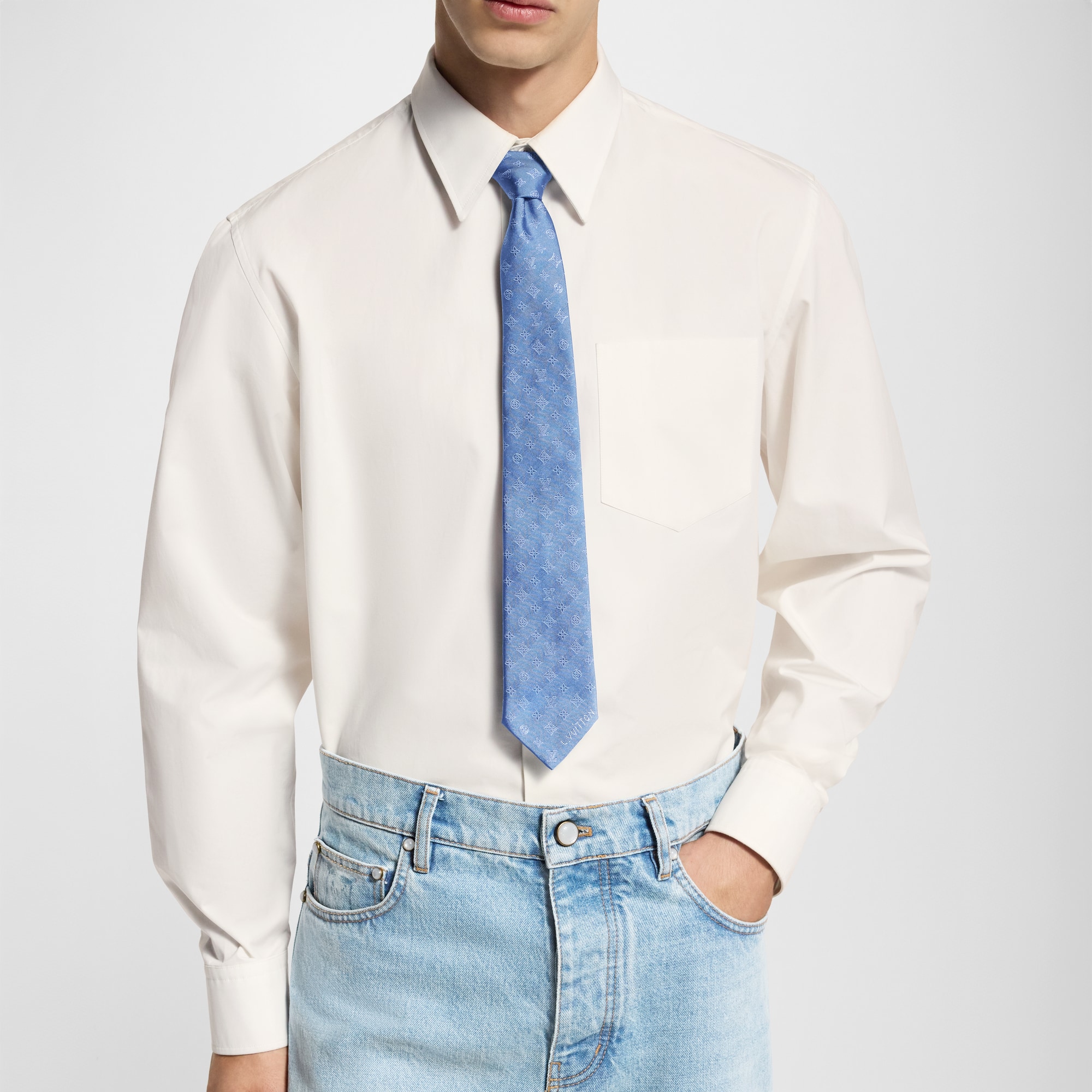 Monogram Blast Tie S00 in Pria